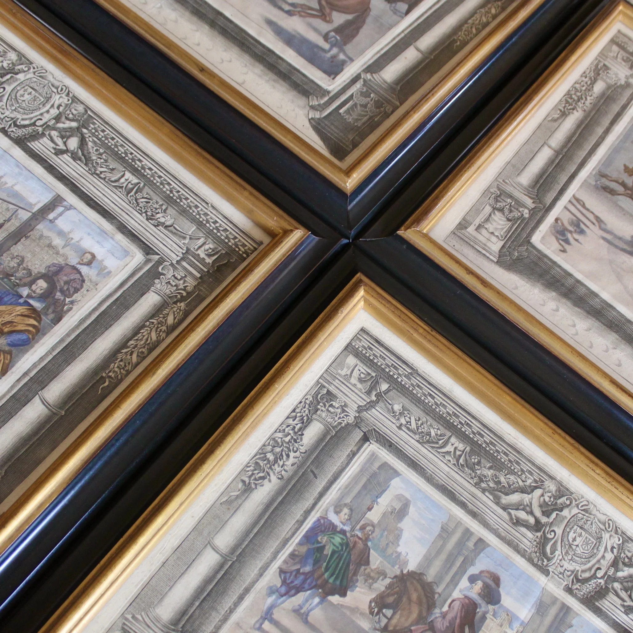 Dressage Engravings, Antoine de Pluvinel, 17th Century