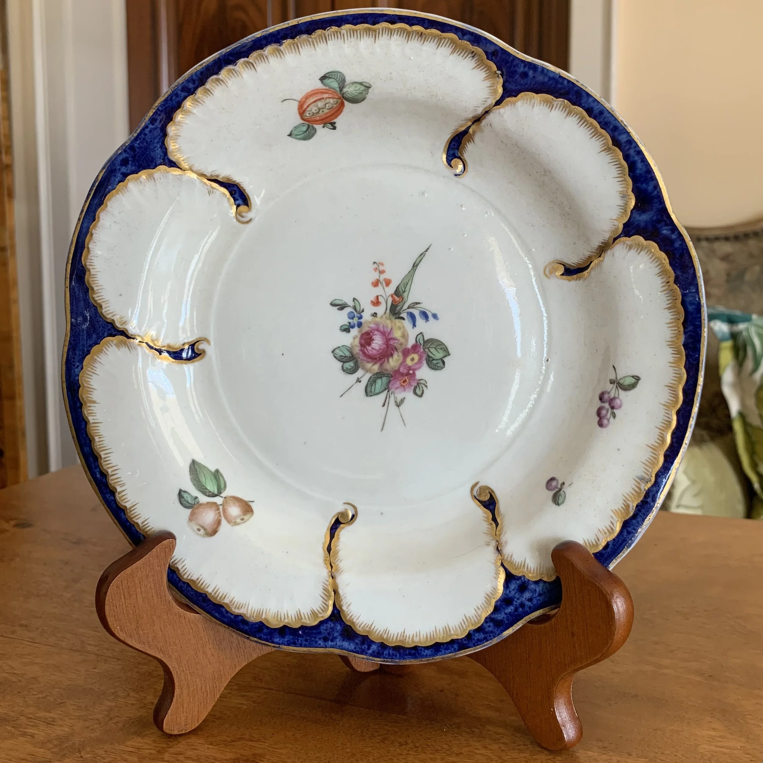 Sèvres “Feuilles de Choux” Plate