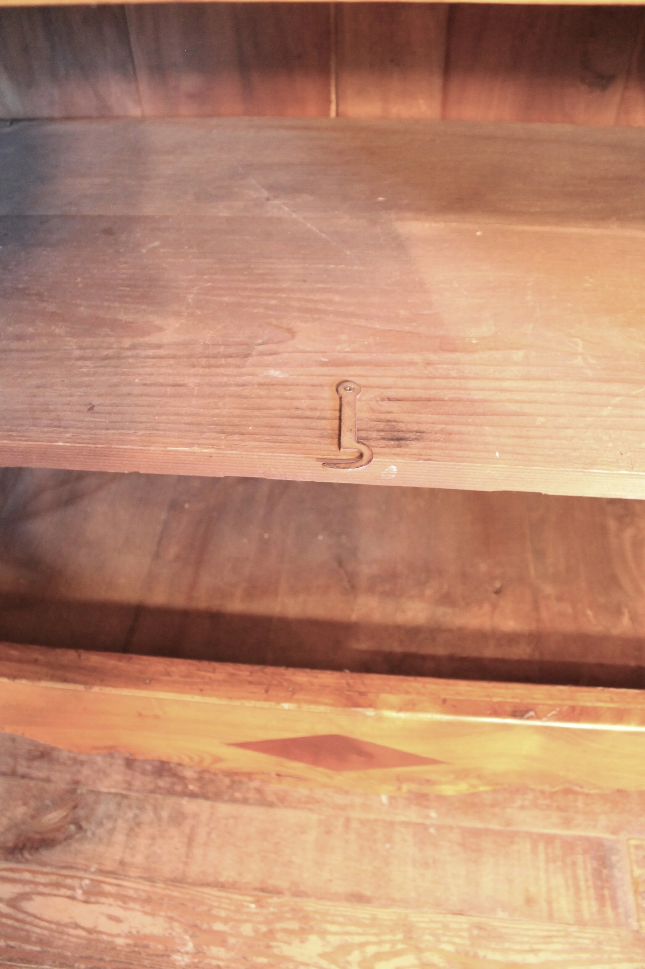 Small French Provincial Elm Cabinet