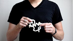 Self-Folding Proteins - Macro-Scale Crambin Protein