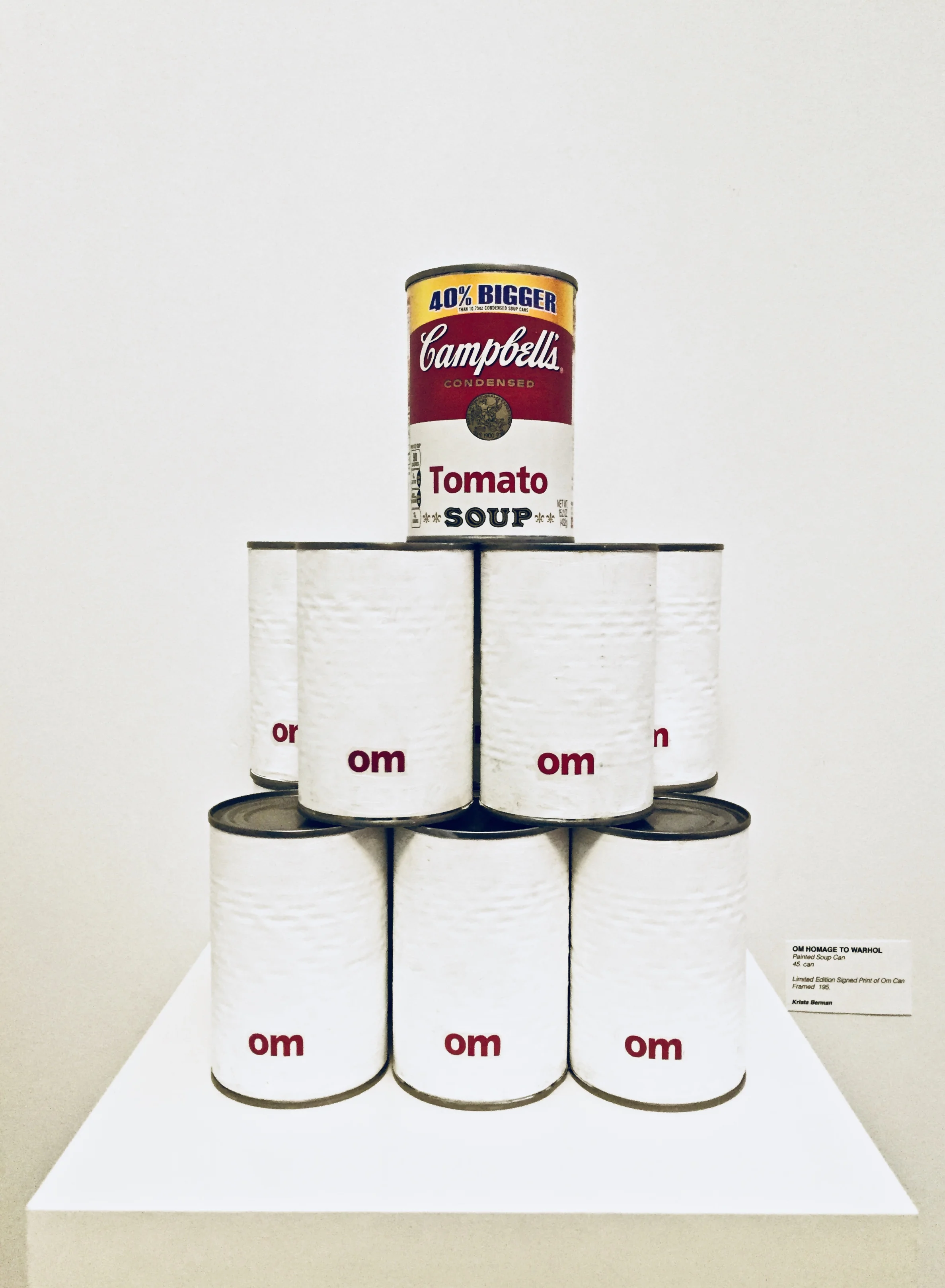 Om: Homage to Warhol, 2017