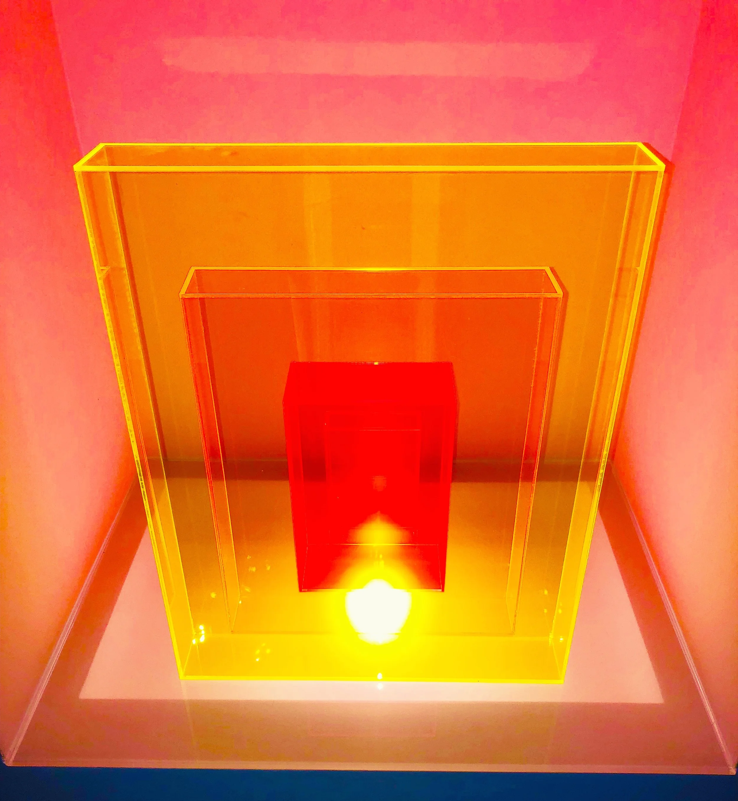 Pink Amber: Ambient Acrylic Box Series I