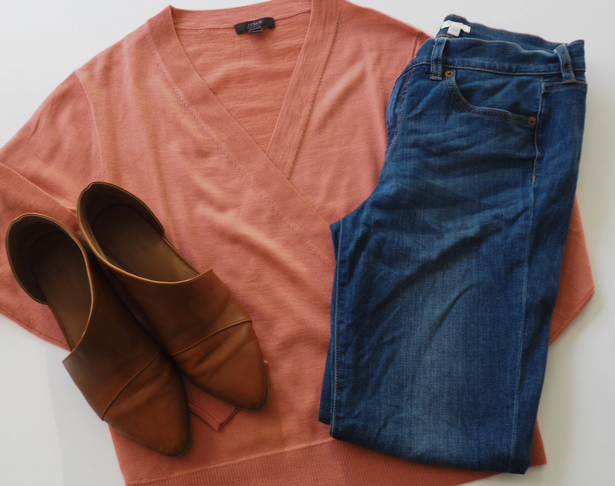 Wrap Sweater | Jeans | Booties