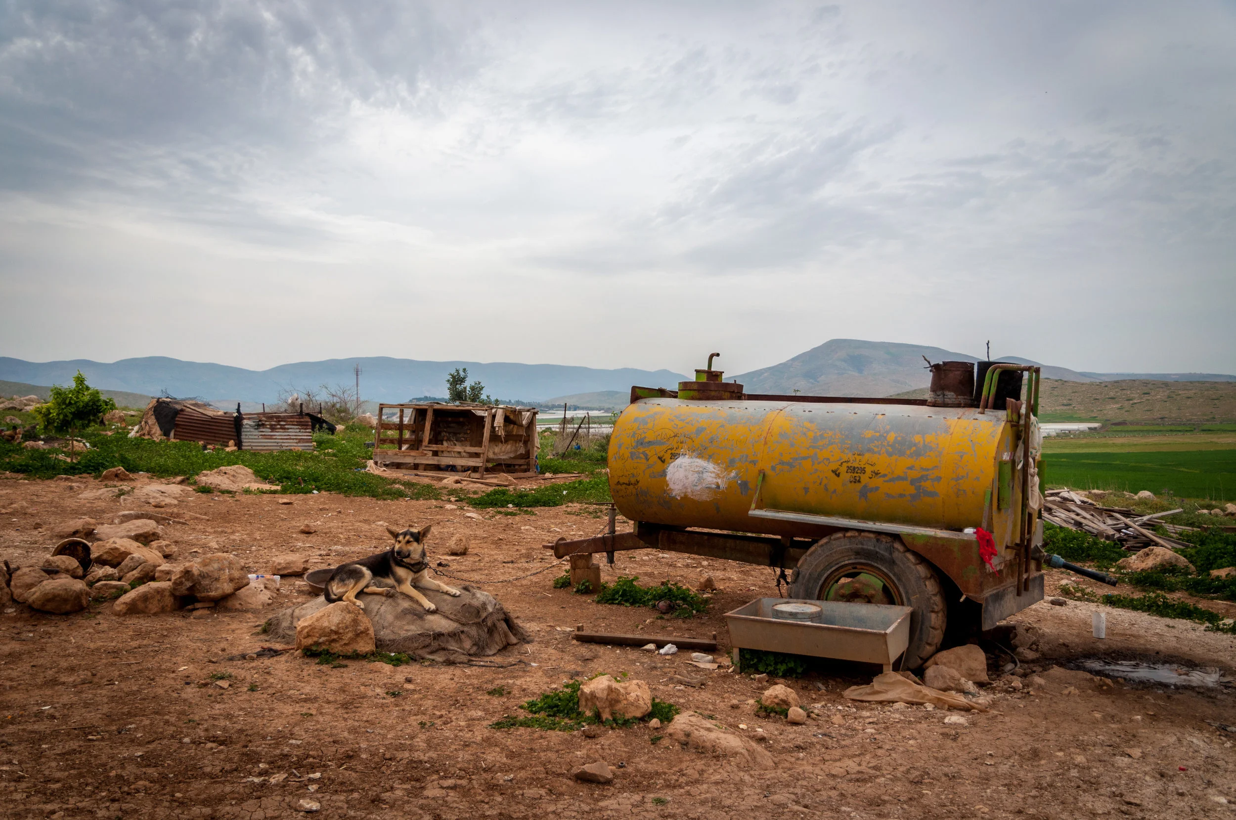 Water tank in al-Hadidiya.