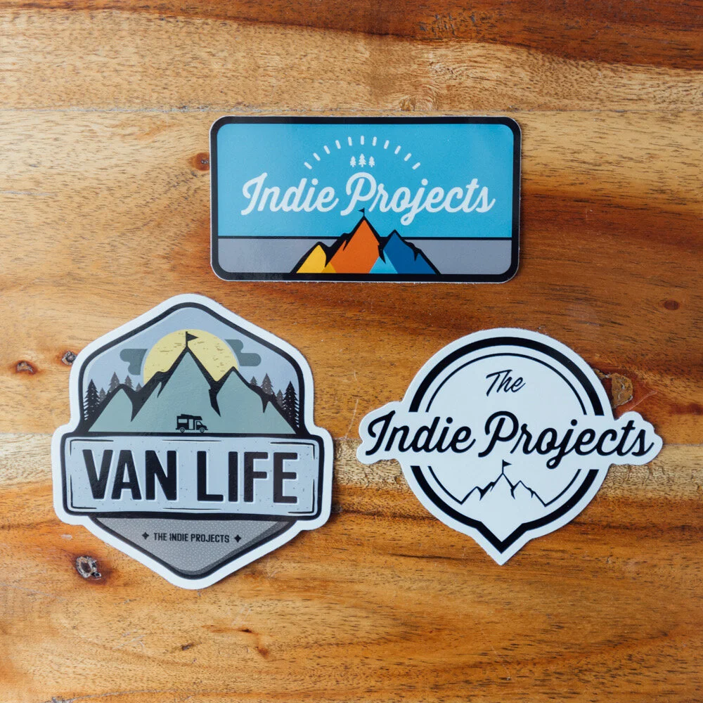 Vanlife/Indie Projects Sticker Pack