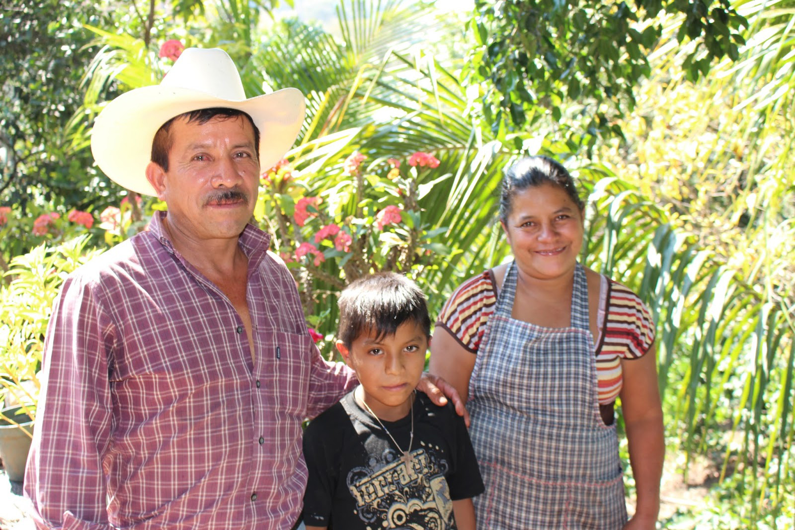  Irma, her husband Jobino and Yenner Daniel 10 yrs old and in 4th grade.