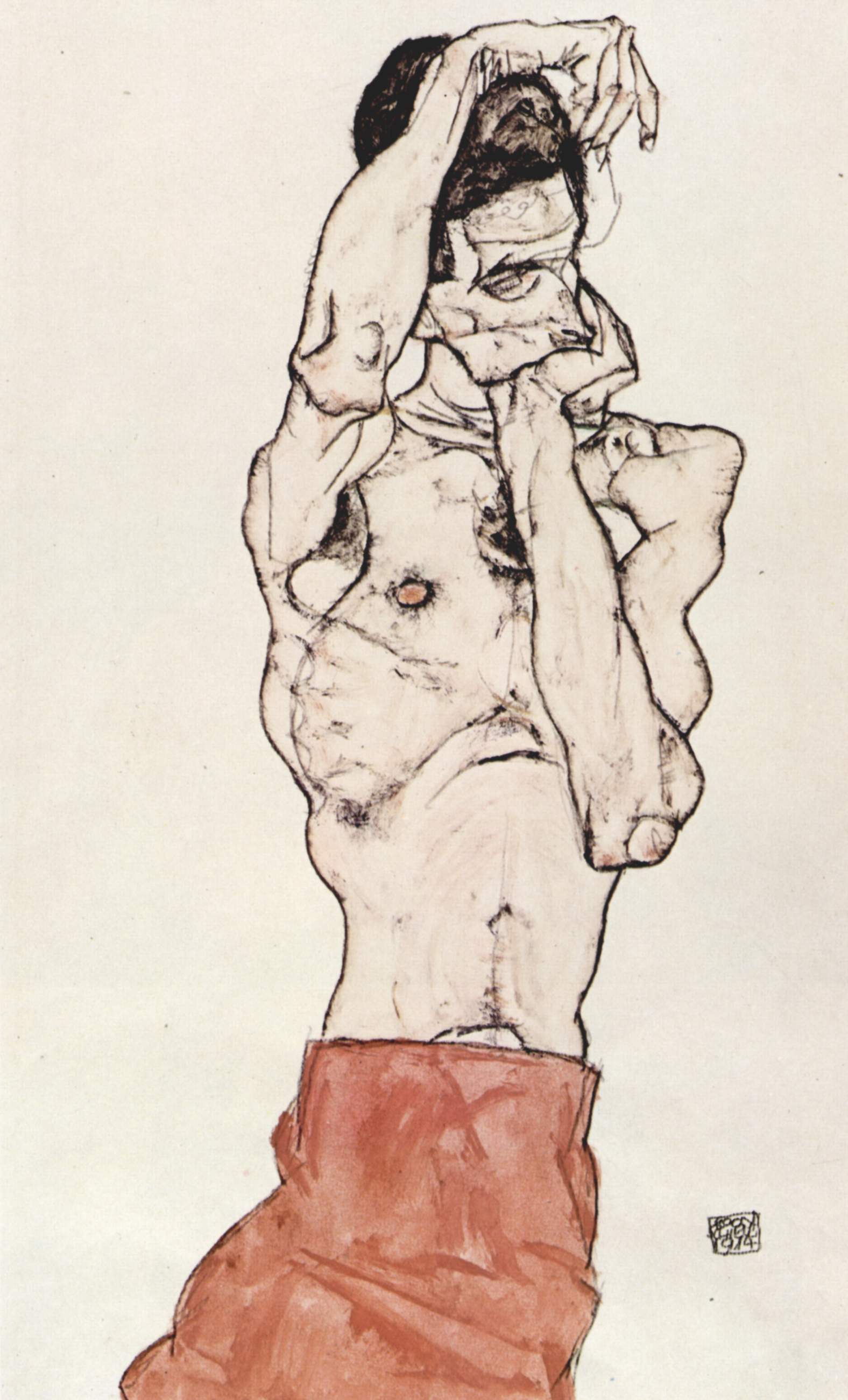  I've spent far too much time studying how Egon Schiele draws hands. 