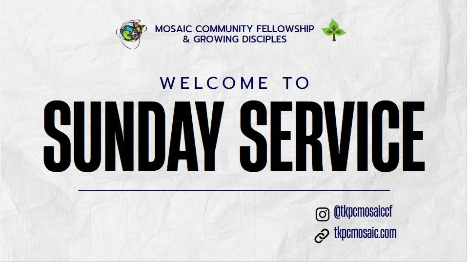 Join us every Sunday at 10:30AM!