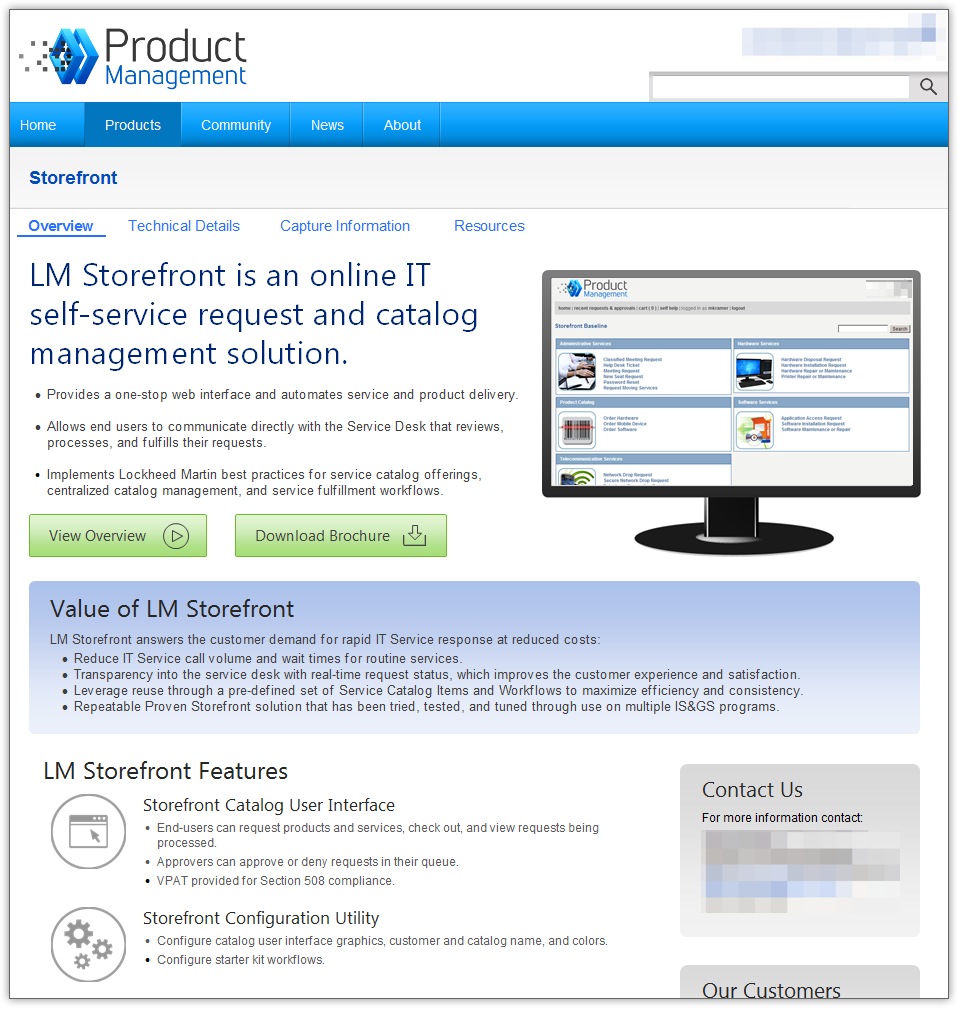 Product Website Helped Increased Awareness