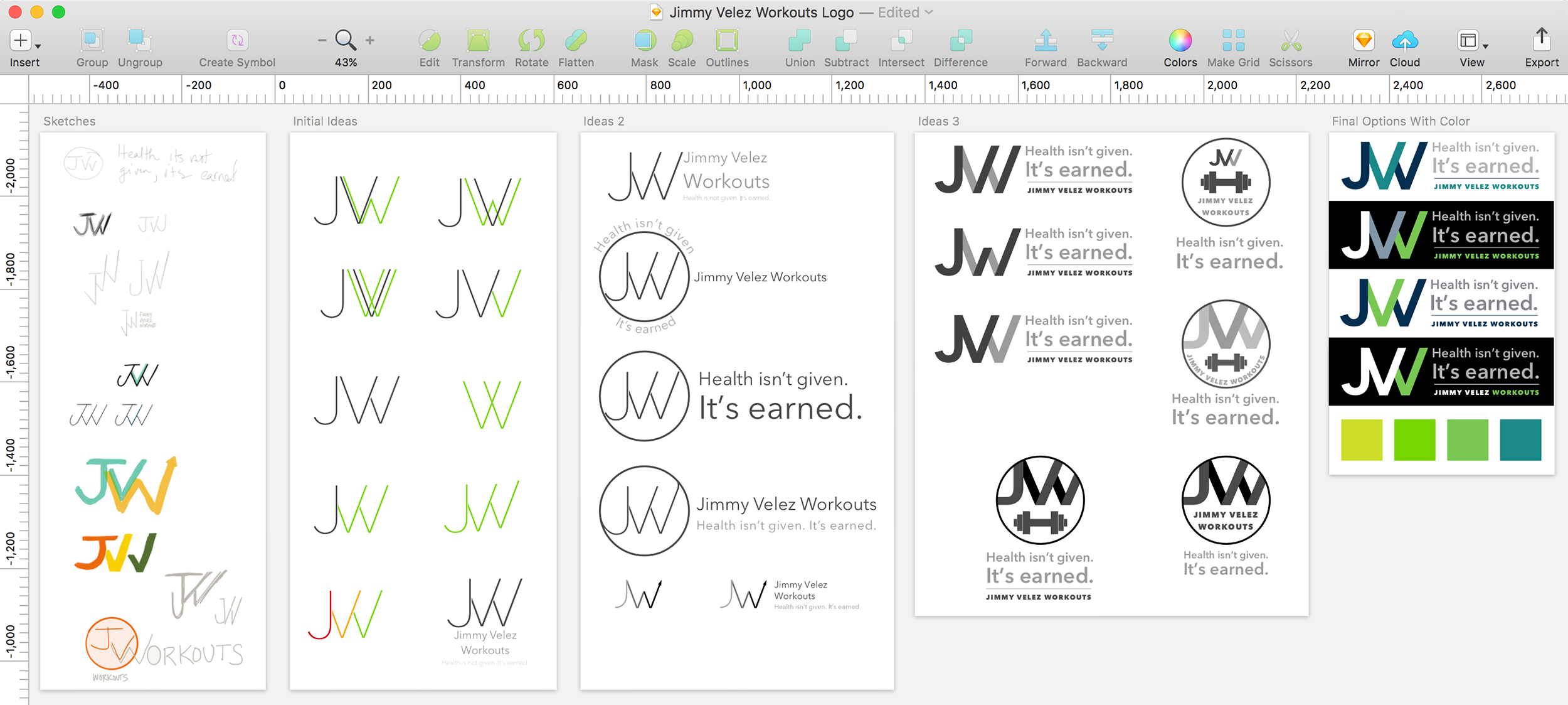 Creating a Logo in Sketch