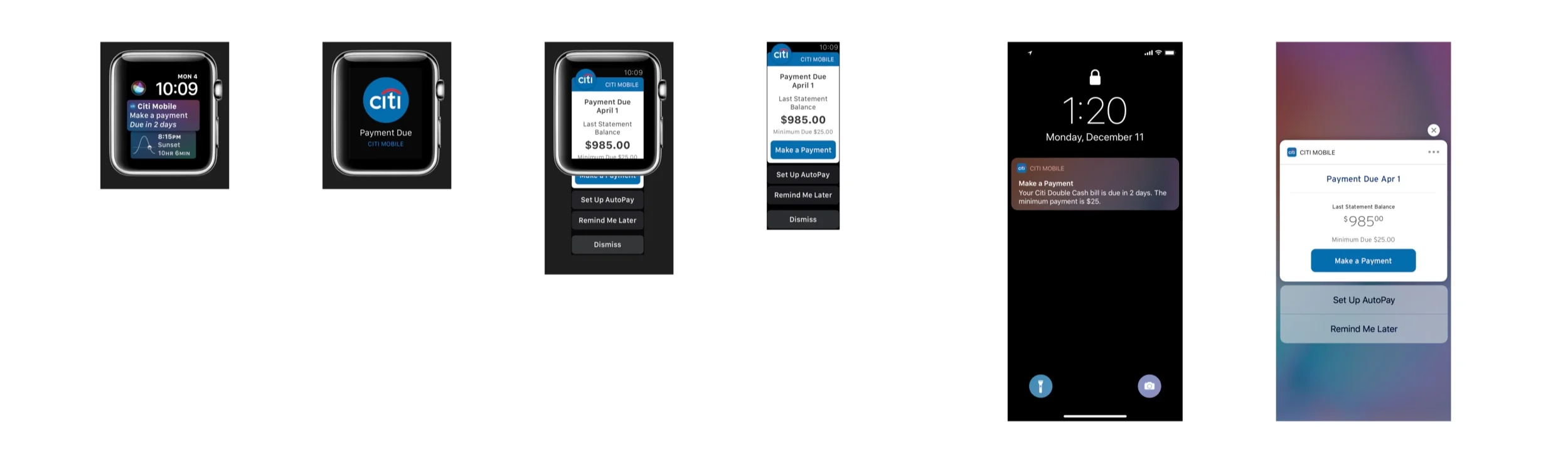 Apple Watch &amp; Rich Notifications Concepts