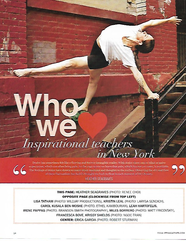 NY Yoga + Life Magazine