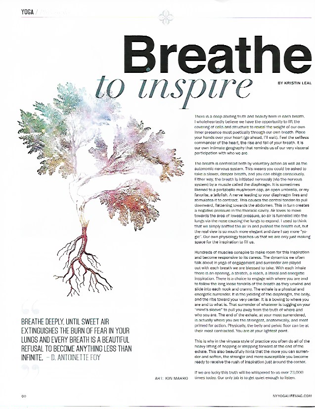 NY Yoga + Life Magazine