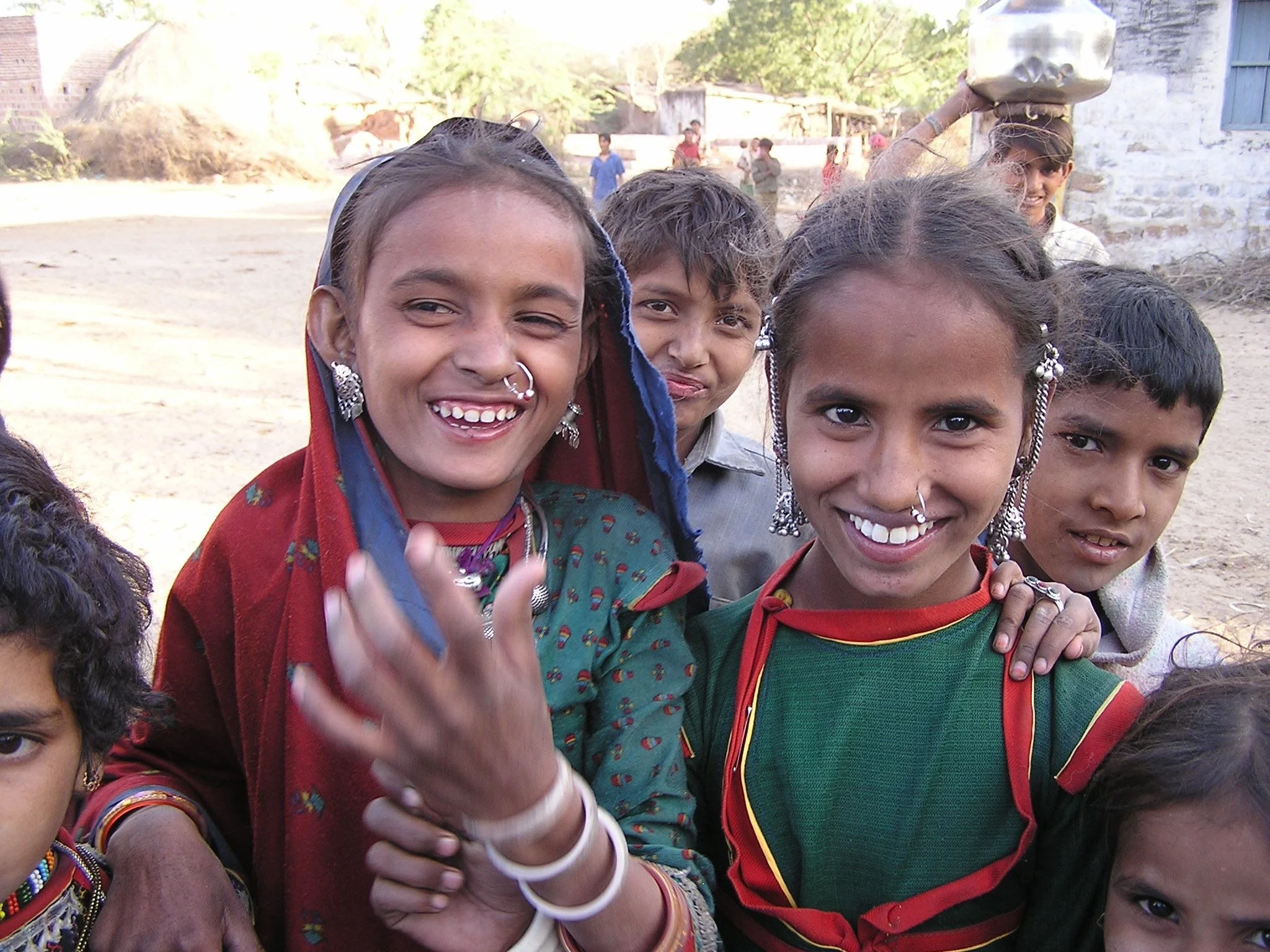 I squarely believe I was the attraction here! Laughter and jokes in a language unknown to me, but with kids you can always make gestures and noises and faces and erupt in insane laughter, for a minute forget the troubles of the world.