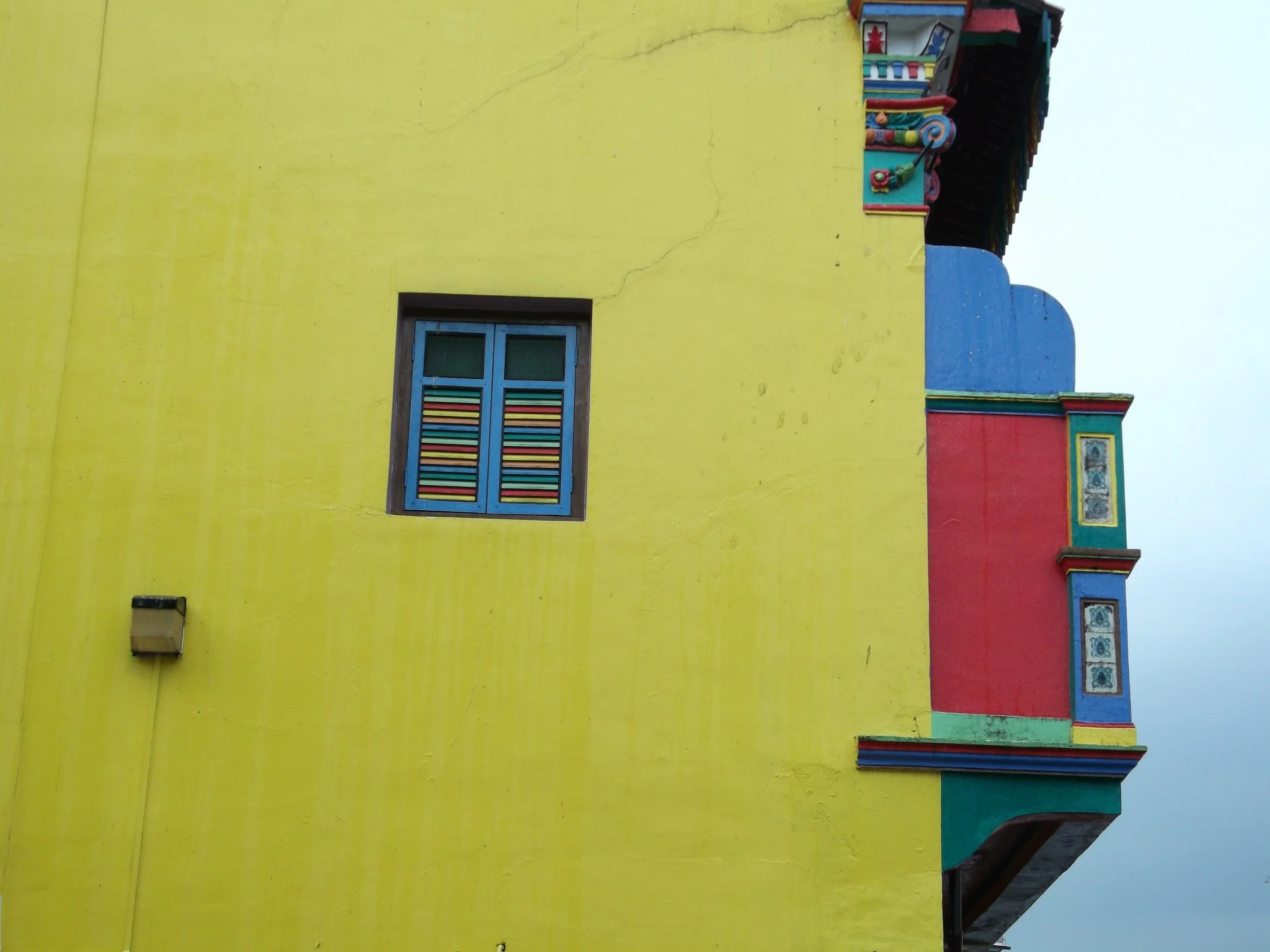image: Singapore, 2012. The Indian quarter. A splash of color in the middle of an urban landscape.