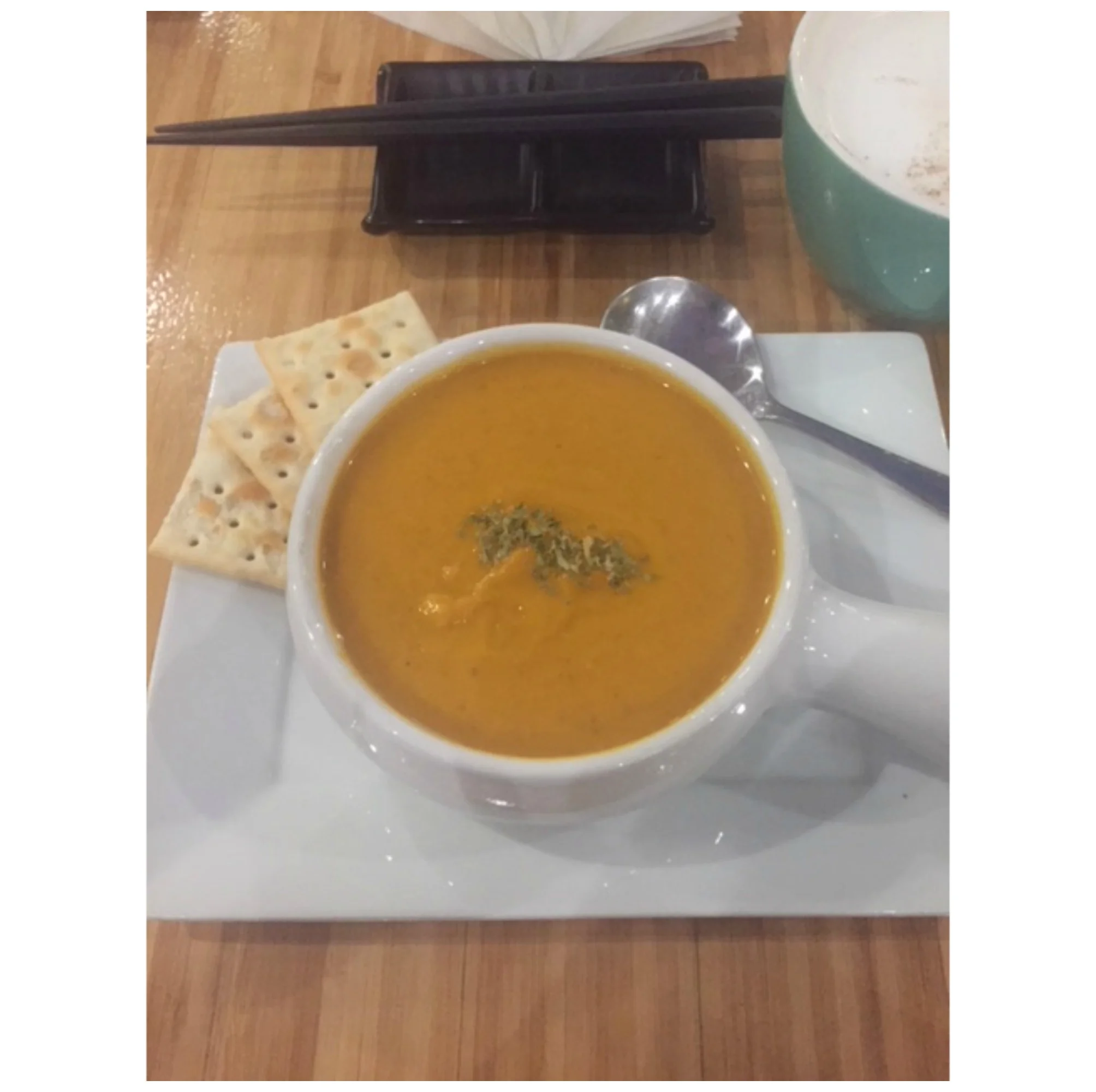 Pumpkin Coconut Soup.