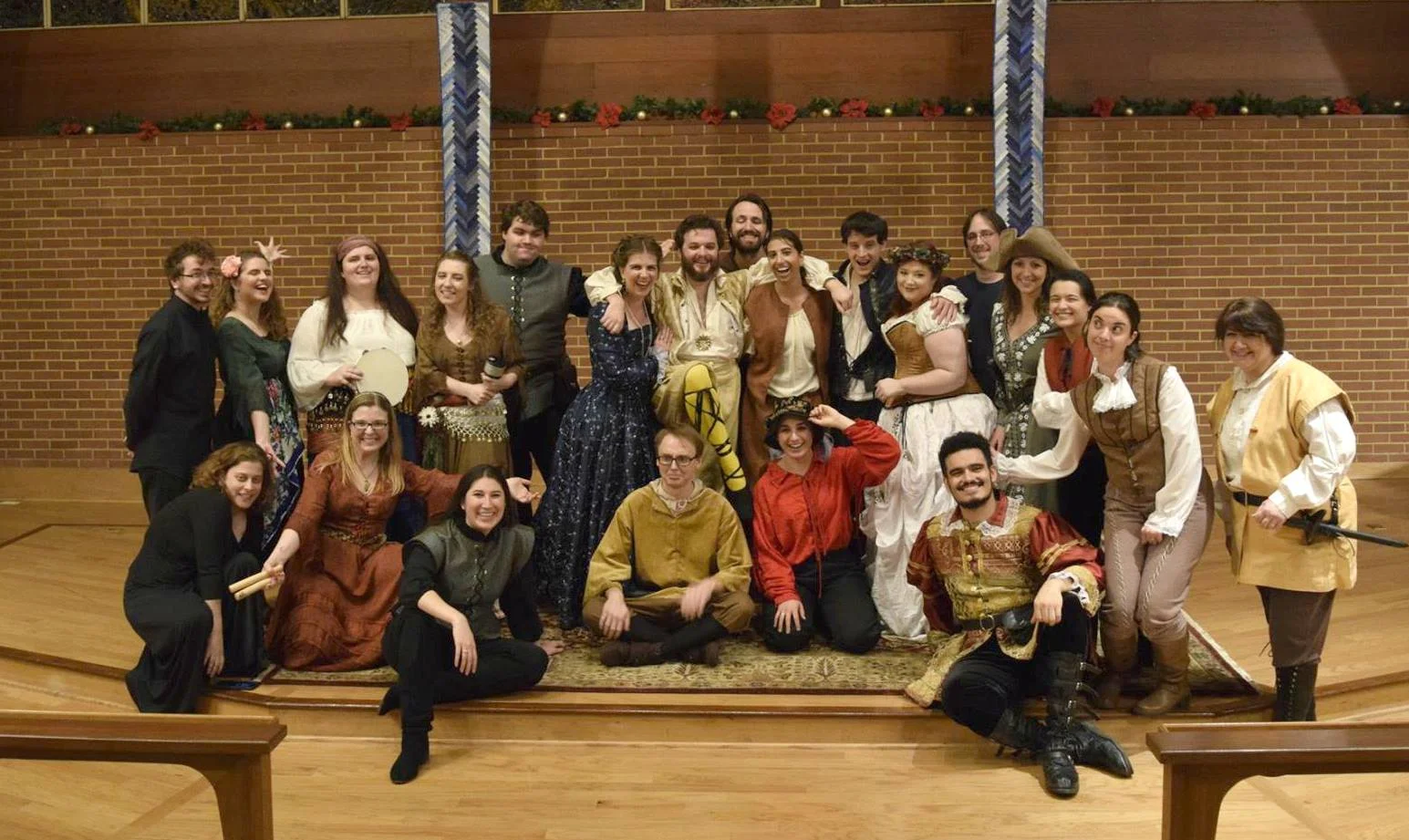 The Britches and Hose Production of Twelfth Night in 2017. I was a wandering singing musician person - we called ourselves the Festettes!
