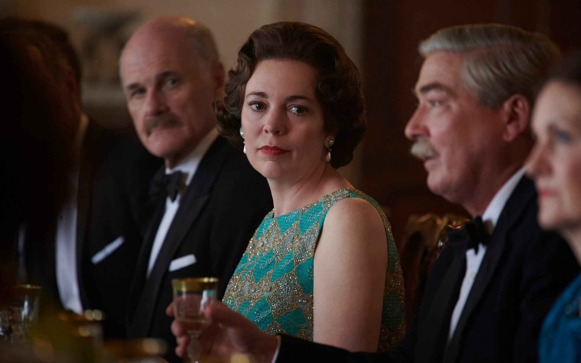 The Crown's Claire Foy and Olivia Colman Honor Queen Elizabeth II