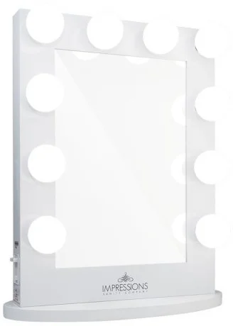 3. A Large Scale Vanity Mirror - Every woman needs to check her application in the mirror. And there is no better way to do it than with large, glamorous mirror. We like the "Hollywood Iconic" Mirror from ImpressionVanity.com