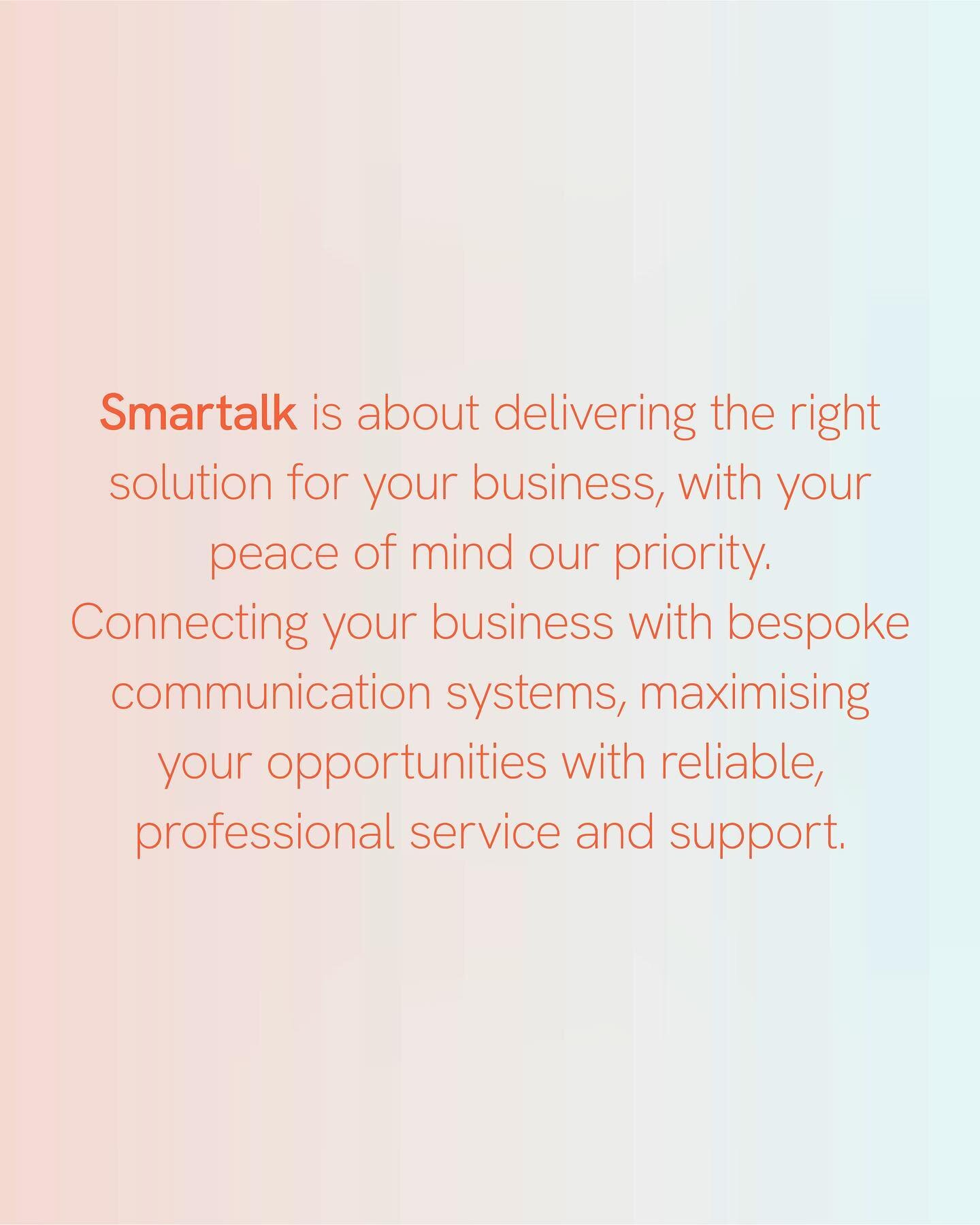 @smartalkonline 

Maximise your opportunities and productivity with business technology solutions from @smartalkonline 

learn more about how we can support your business, visit smartalk.com.au. 
#smartalk #smartalker #australianowned #technology #mo