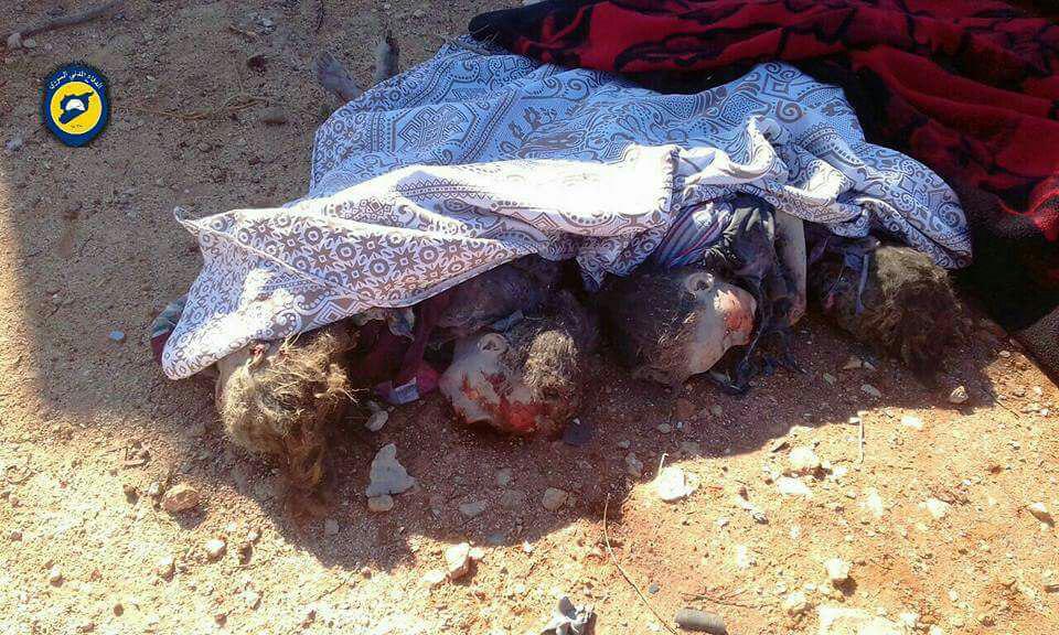  Four young children killed by airstrikes, November 17th, 2016, in Aleppo. 