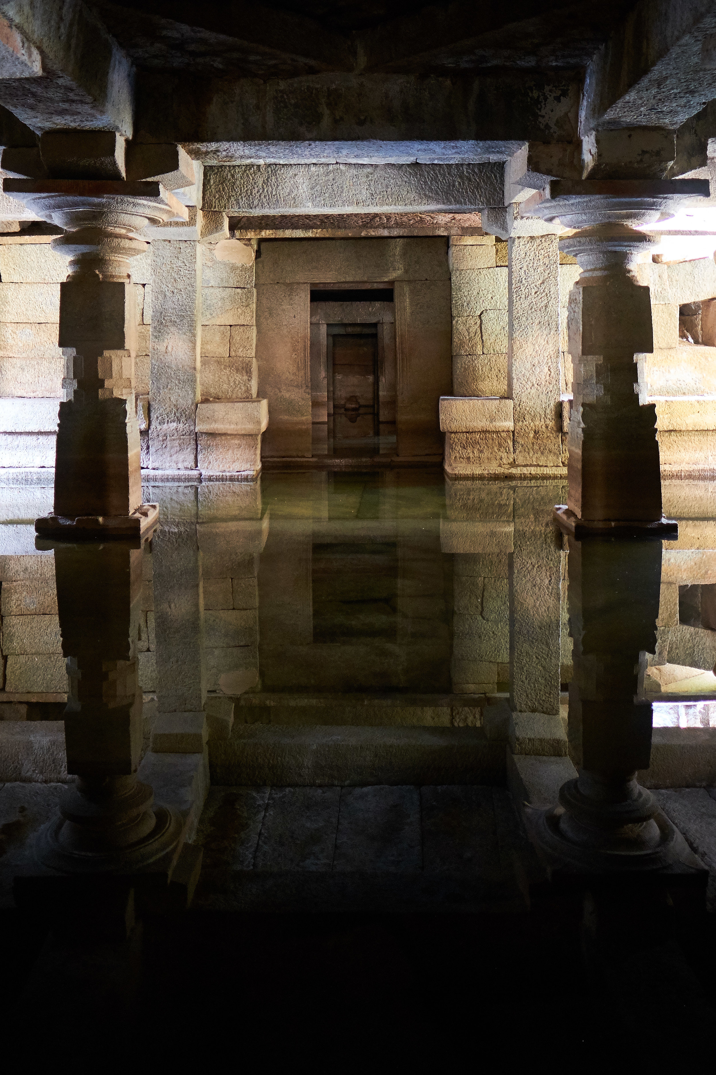 Underground Shiva temple. Hampi