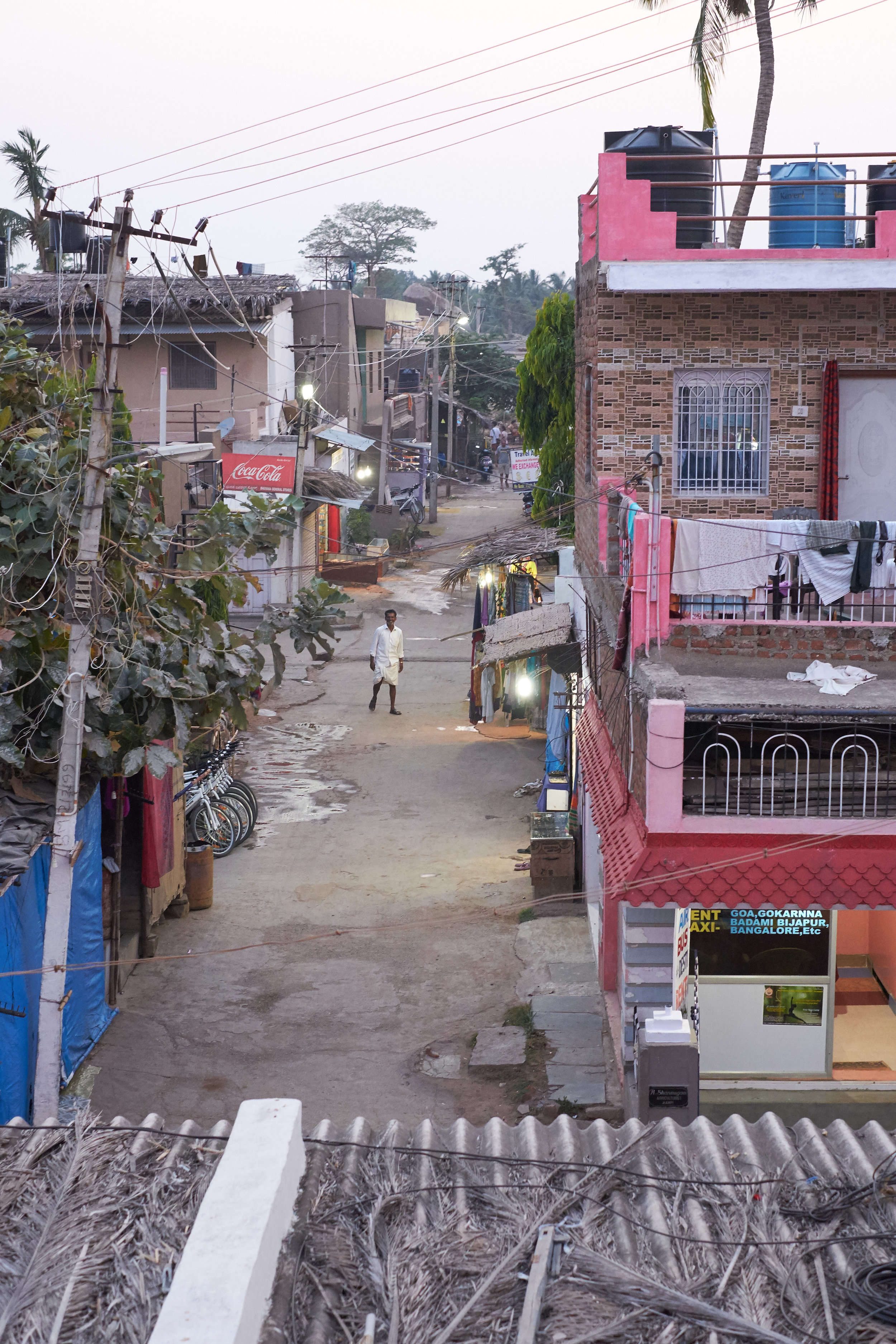 The streets of Hampi