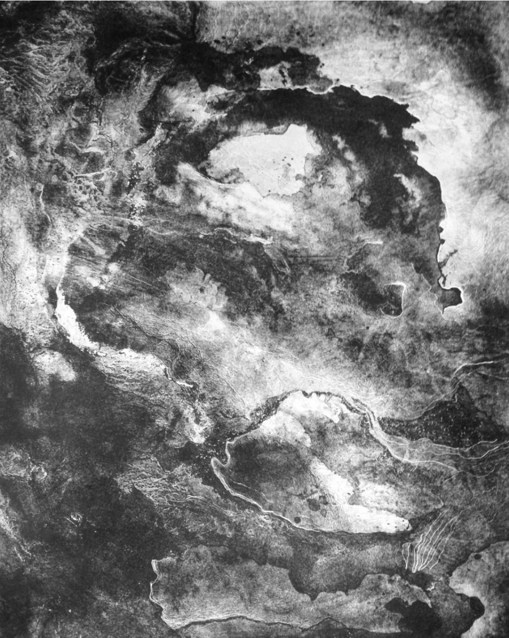 Reverberate, 2016, 13'' x 19'', Lithograph on paper