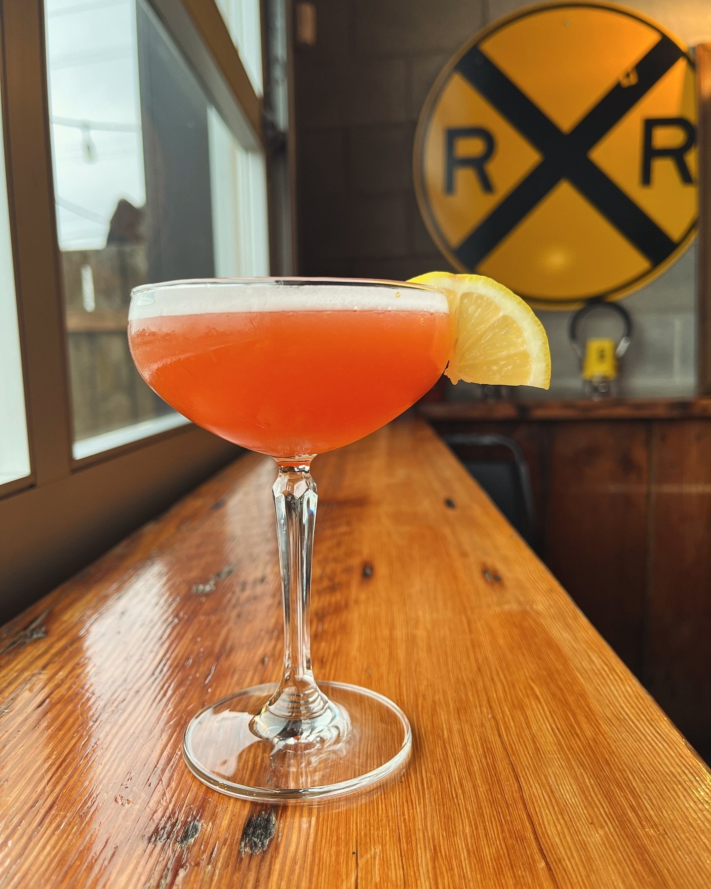 Come in and see us for #whiskeytuesday at Train Wreck! Bourbon Bee 🐝 Four Roses Bourbon, Aperol, lemon, dash of  bitters, honey, &amp; pineapple juice&mdash;shaken and strained.