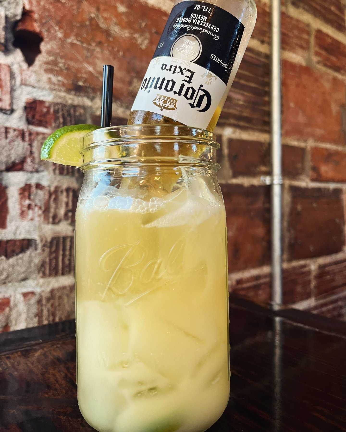 We don&rsquo;t want Cinco de Mayo to end either&hellip;come in for a Corona Colada for Margarita Monday! Bacardi Rum, pineapple juice, coconut cream, and lime in a mason jar topped with a Coronita bottle, $15.