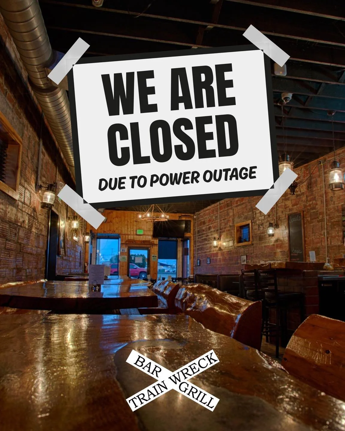 We are closed this morning due to the power outage. An update will come as soon as we have power and open!