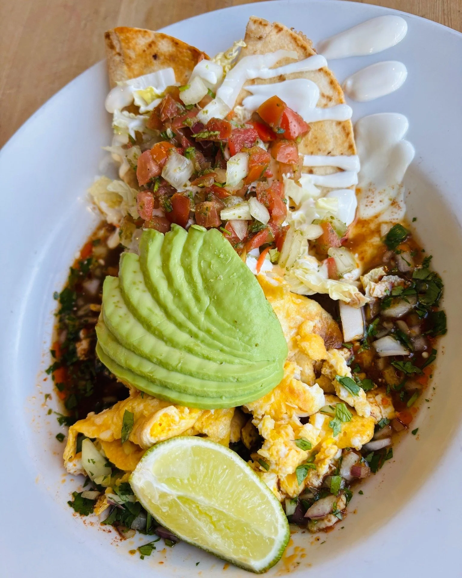 Current specials at Train Wreck! 

BREAKFAST: Tacos Ahogados&ndash;Flour tortillas filled with pork adobado, sauteed peppers, onions, and melted cheese. Served over consume and topped with cabbage, pico de gallo, avocado, cilantro &amp; onion, sour c