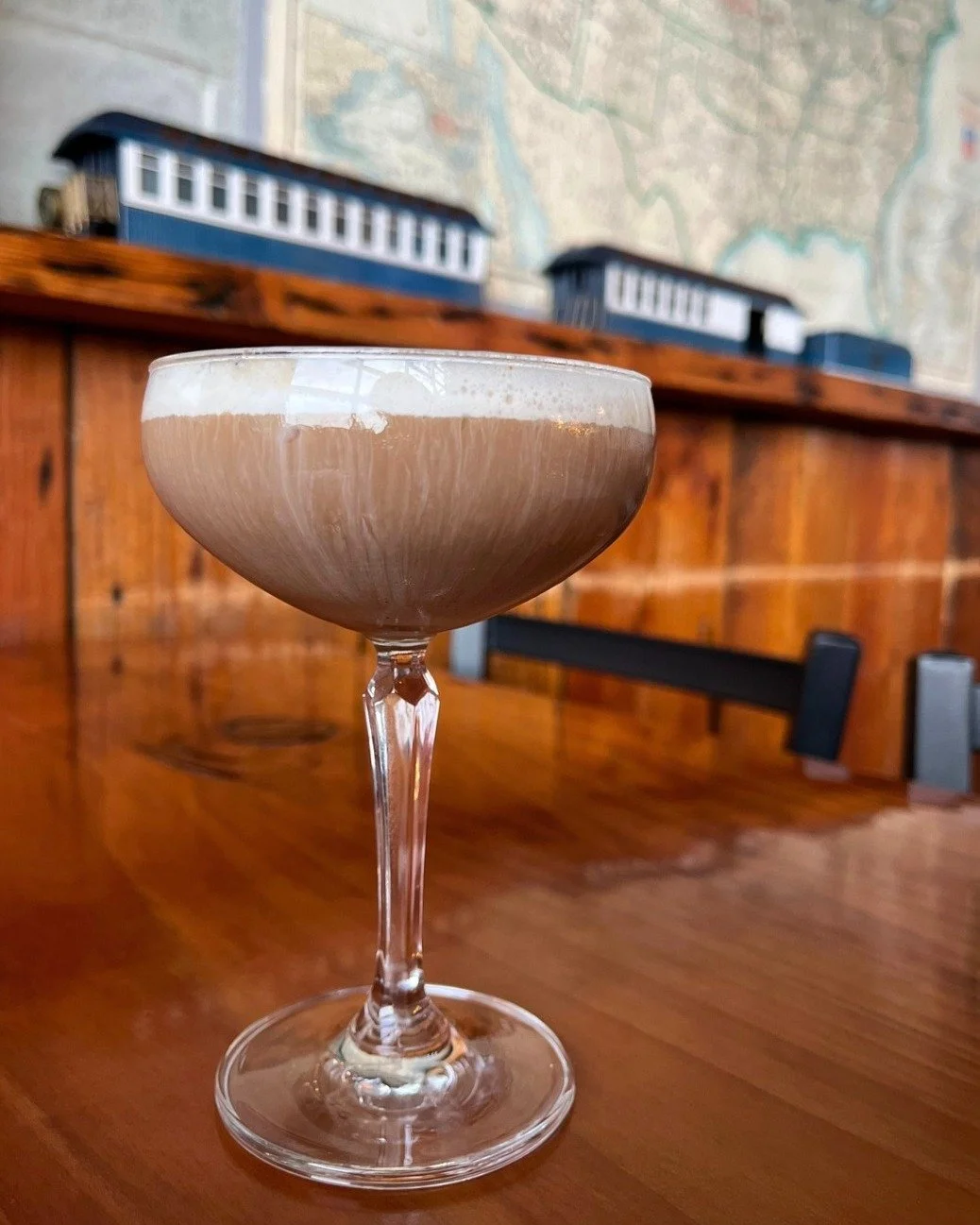 Have you tried our Mocha Mint Espresso Martini? Made with Sound Vanilla vodka, Skip Rock coffee liqueur, Dorda chocolate liqueur, peppermint liqueur, and our house made toddy. Topped with sweet cream cold foam...delish!