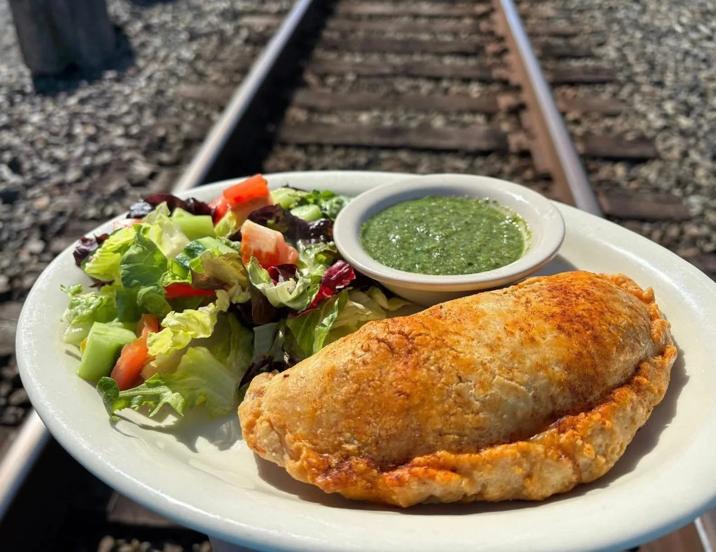 Come on in and try our Tenderloin Empanada special for lunch or dinner. Pastry filled with beef tenderloin, onion, garlic, red pepper &amp; mushrooms. Served with house salsa verde and your choice of side.