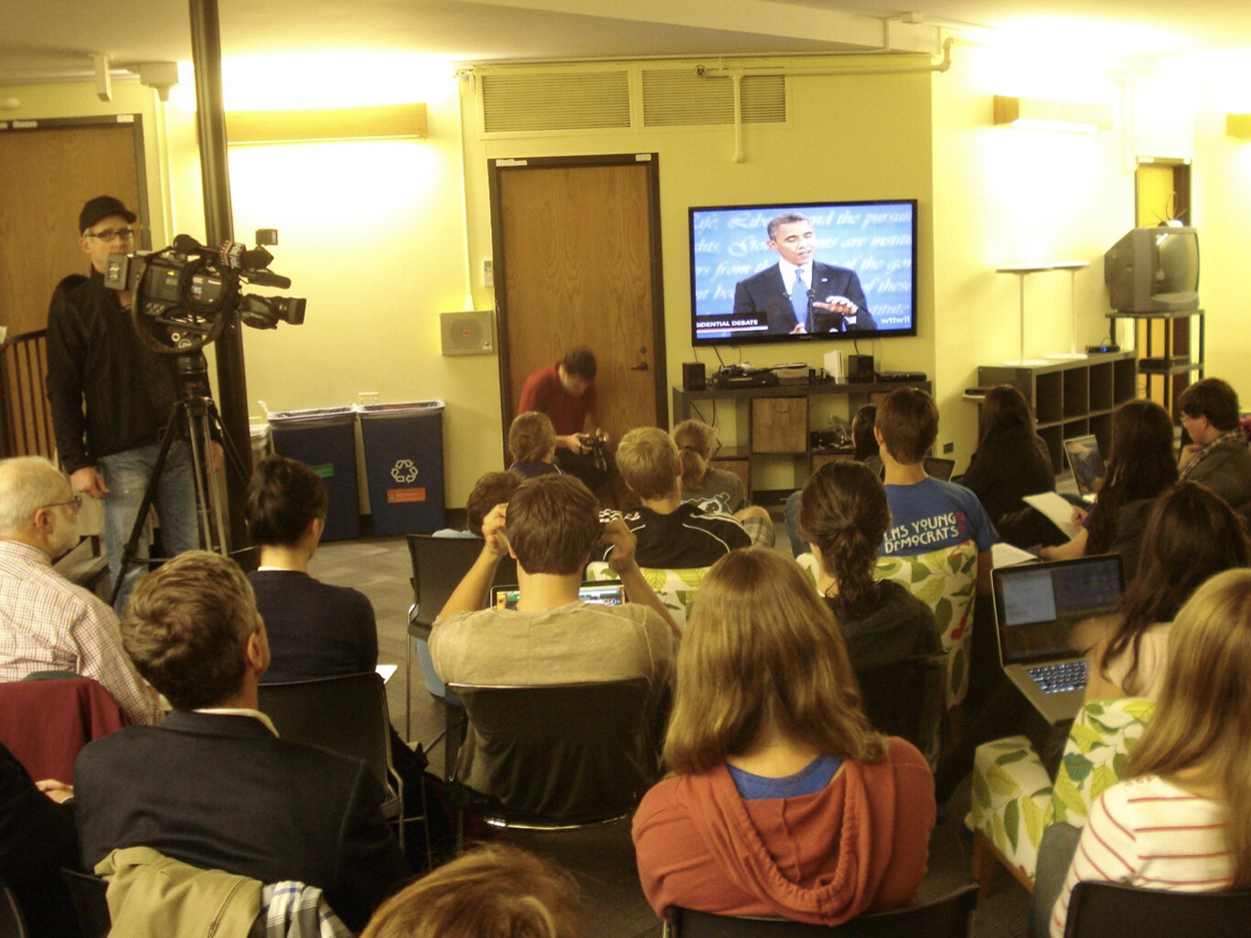  a 2008 presidential debate watch party with Northwestern Professor David Zarefsky! 