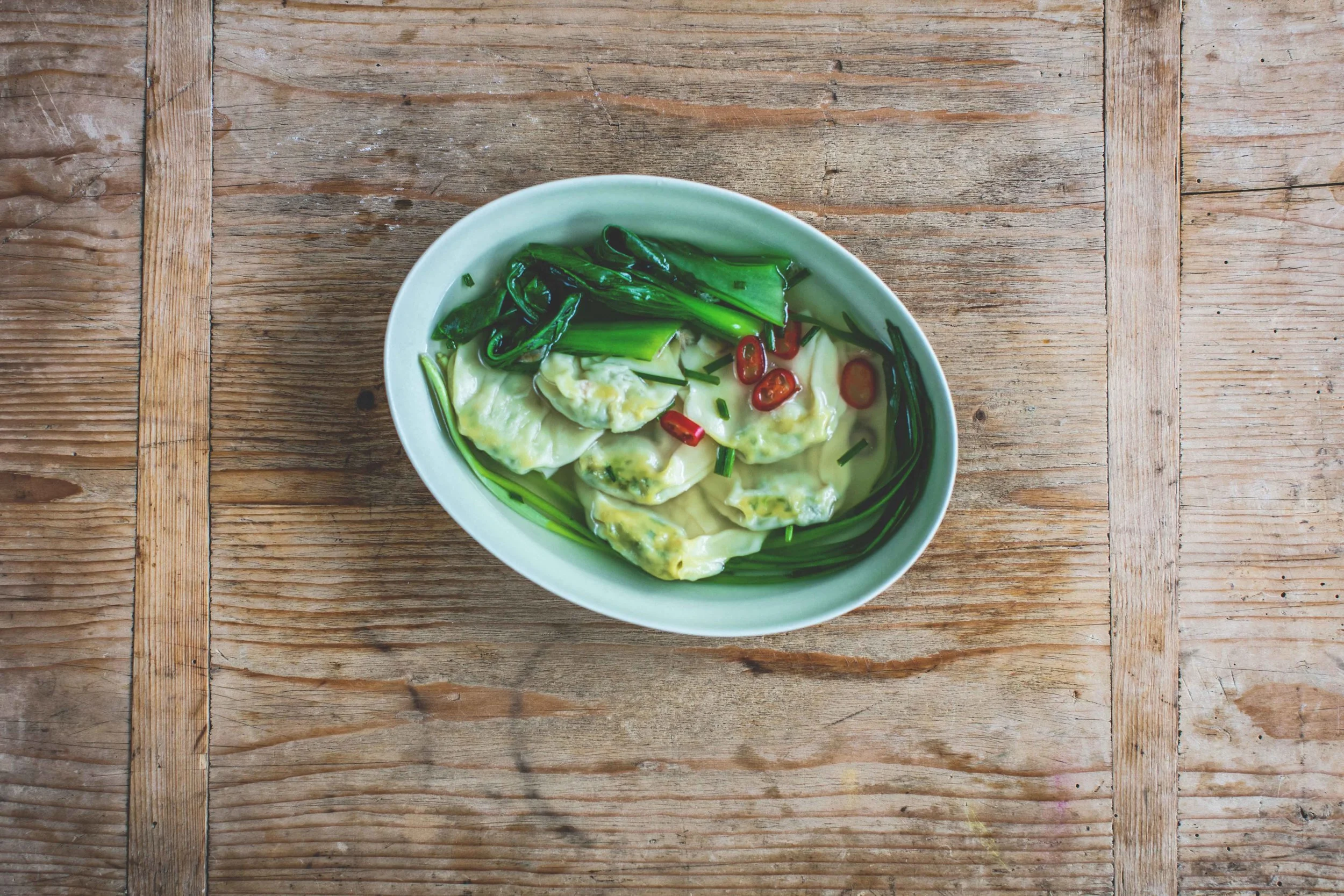 Mr Chen's Prawn and Chive Wontons