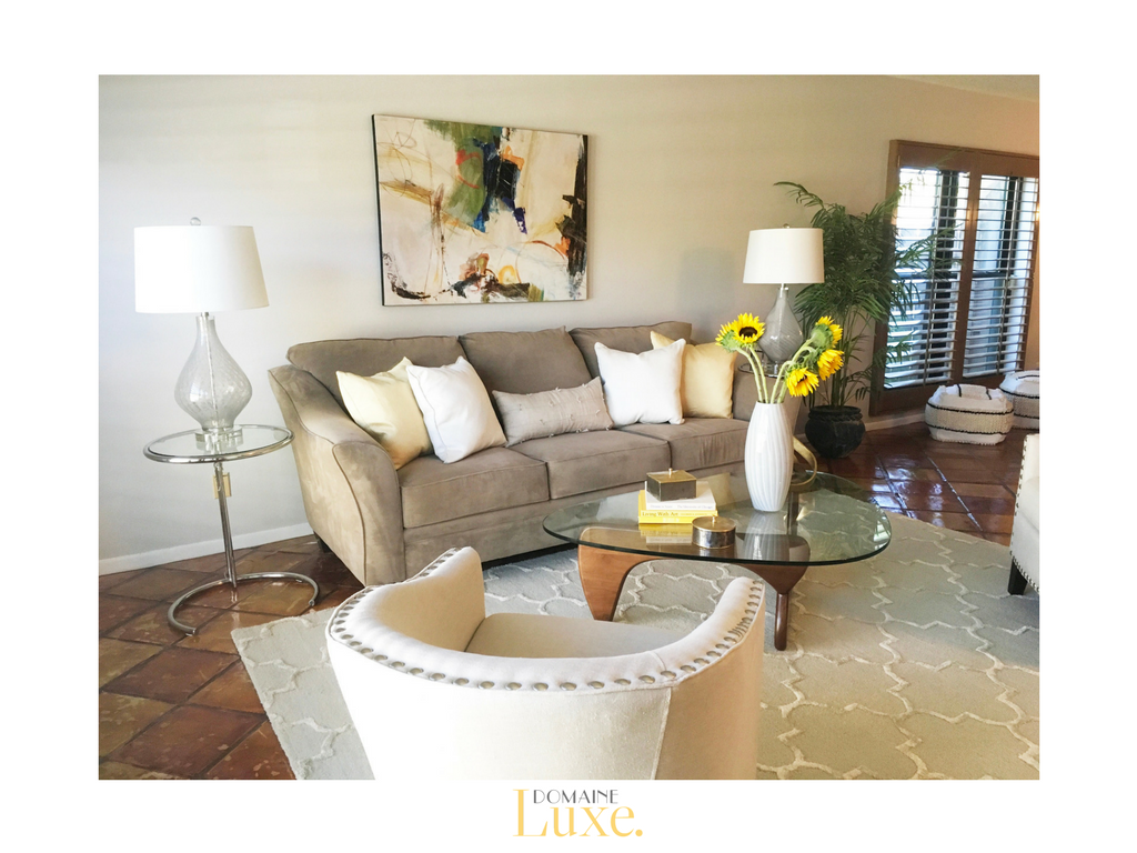 Home Staging Delray Beach Modern beach living room 