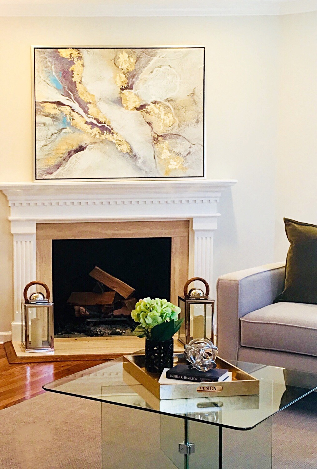 Luxury Home Staging Delray Beach Living Room