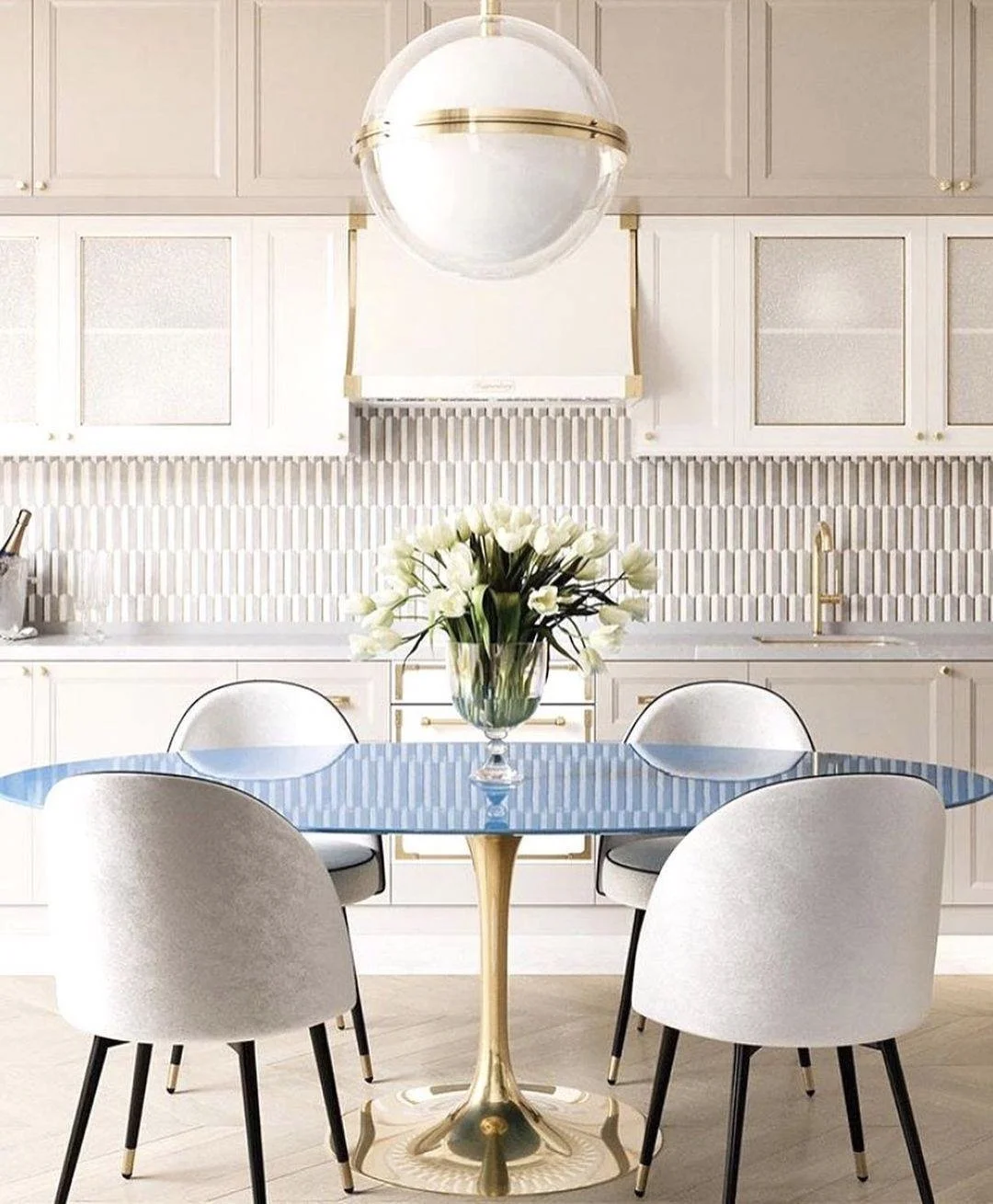 Beige and Ivory Kitchen 