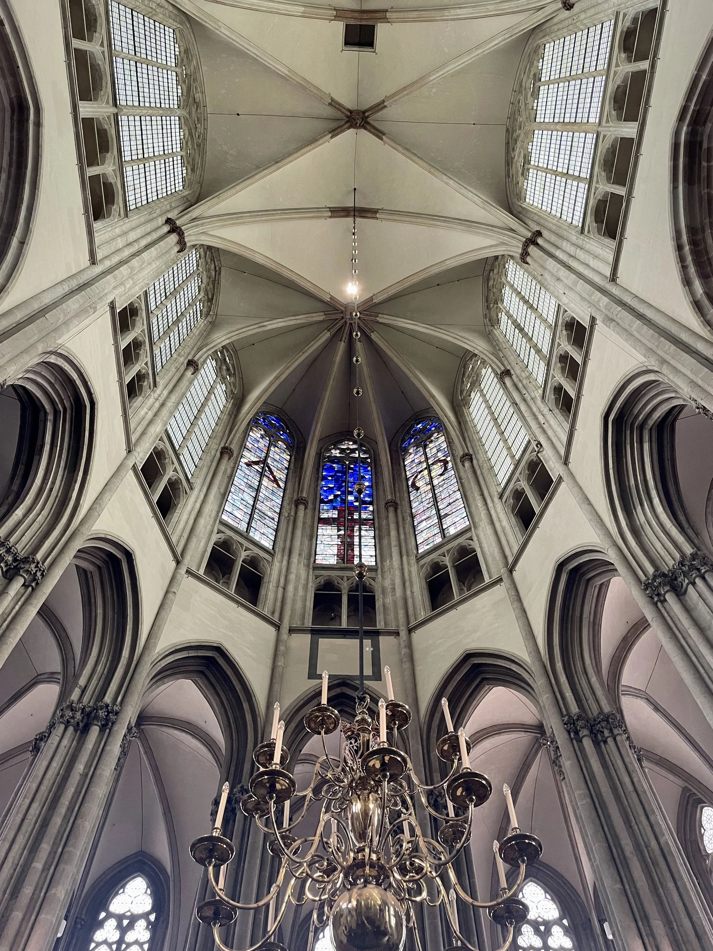 This Utrecht Domkerk ceiling shows a second view into the extraordinary detail of the Domkerk.