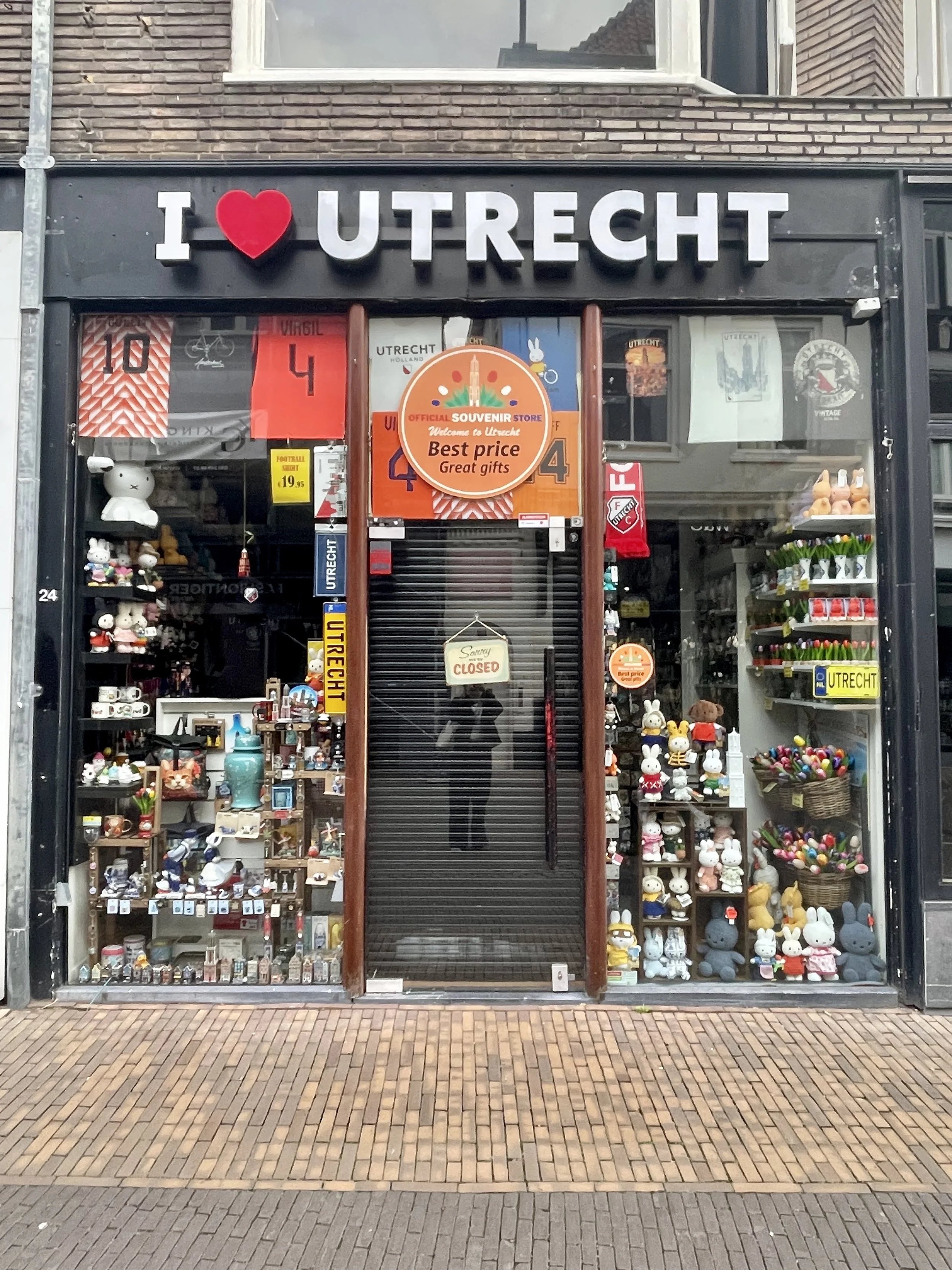 The I Love Utrecht gift shop.