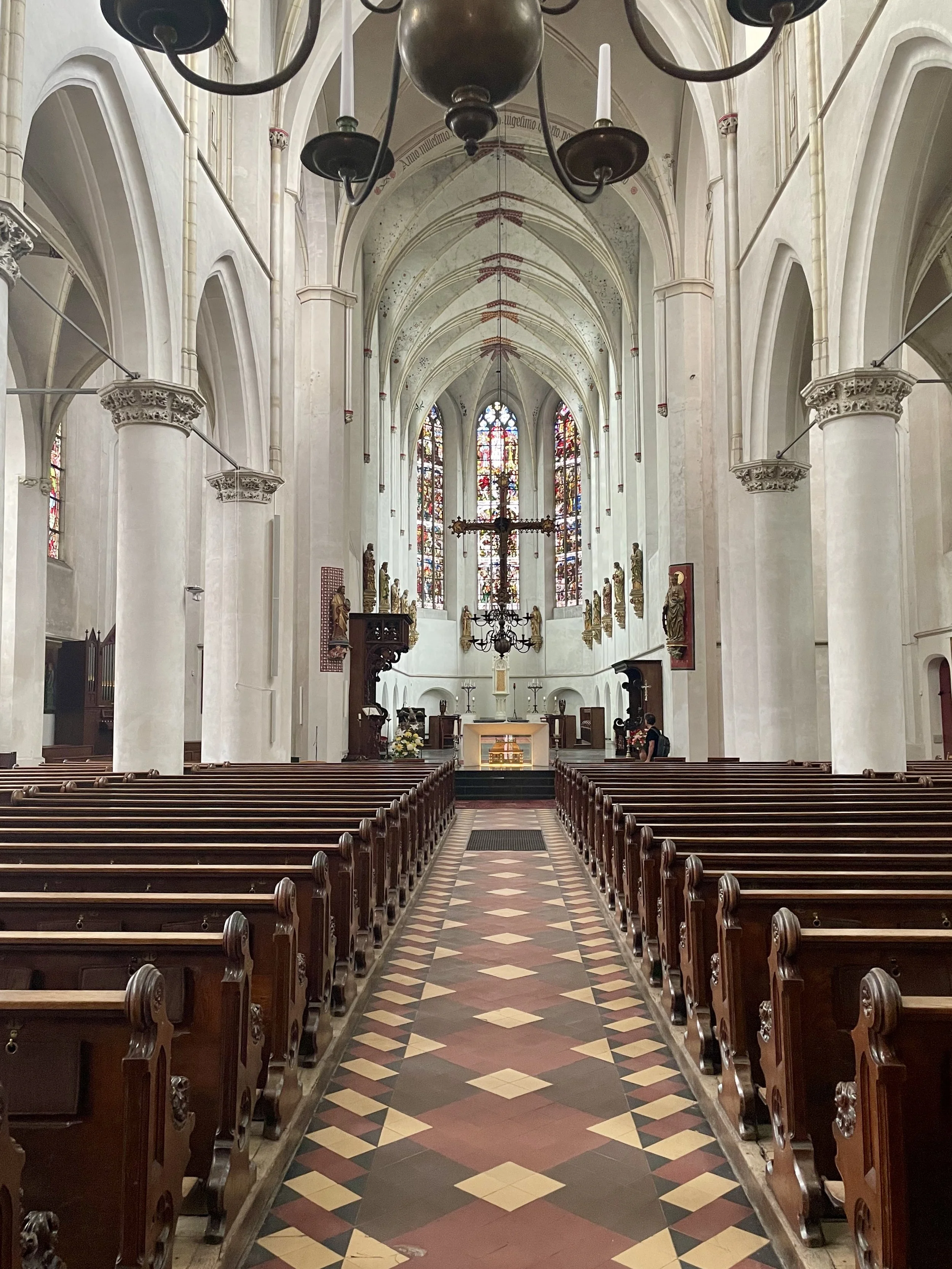 Utrecht's St. Catherine's Cathedral, in the dramatic interior is from the 15th century.