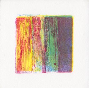 CMYK test 4 $10 Monotype 4” x 4” 2017