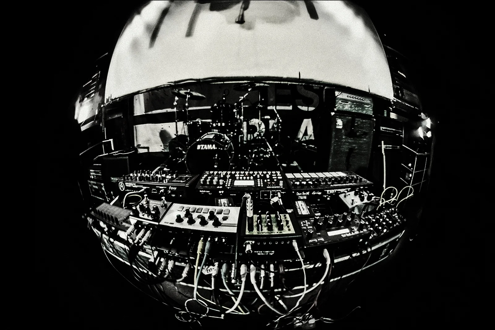 Live / Studio Rig Featuring OTO, OctaTrack, Tempest, MiniBrute, Evolver, MFB, Tetra, Streichfett