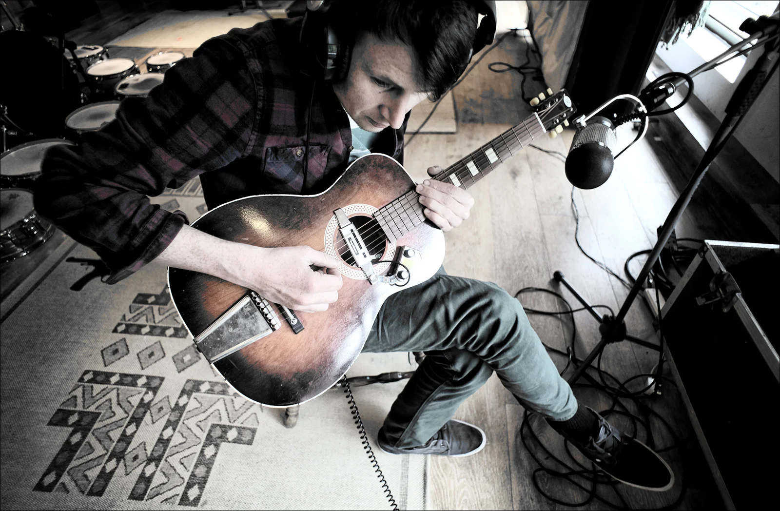 Mid 60's Silvertone Parlor's with Guyatone & Menorm Pickups