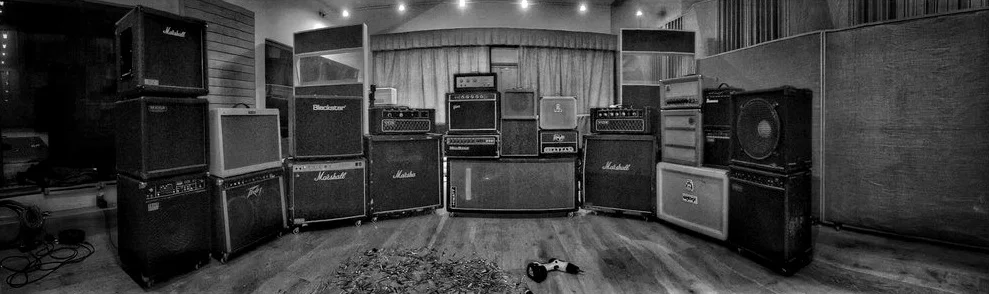 Amp Wall Finished