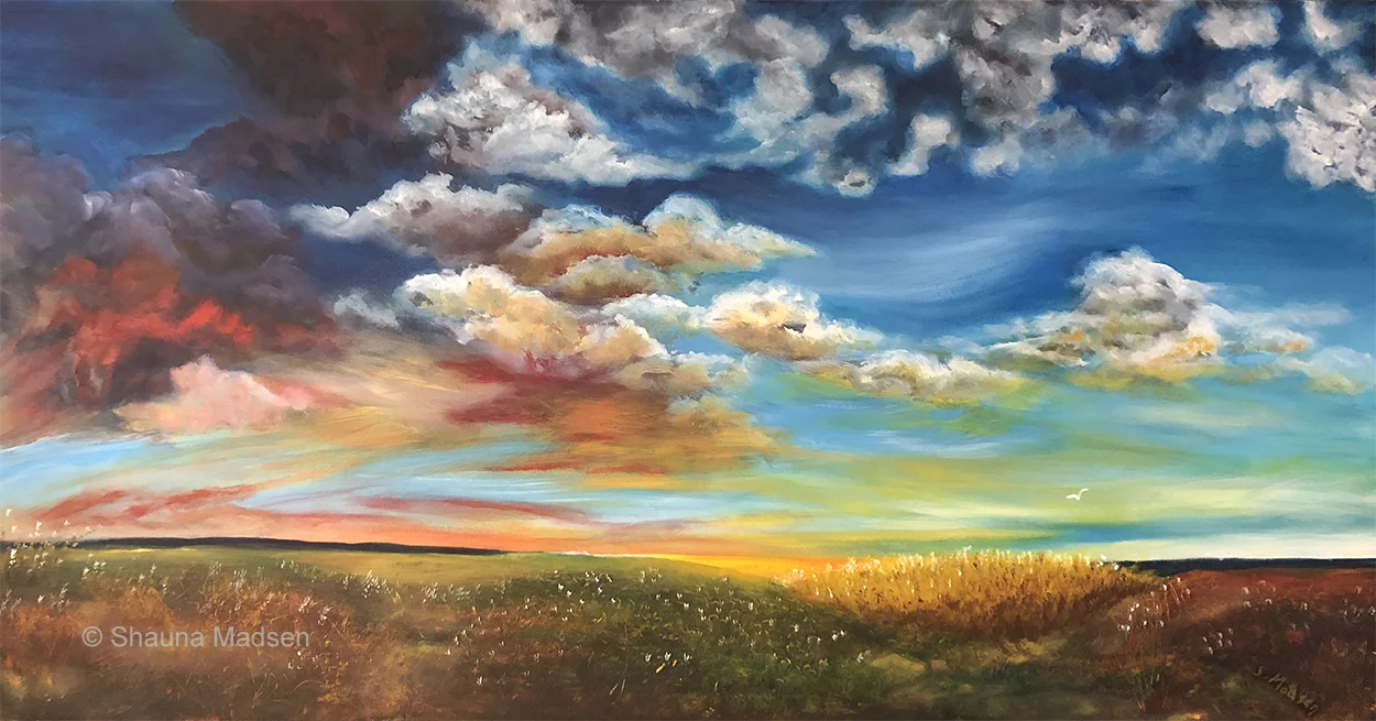 Prairie drama - private collection