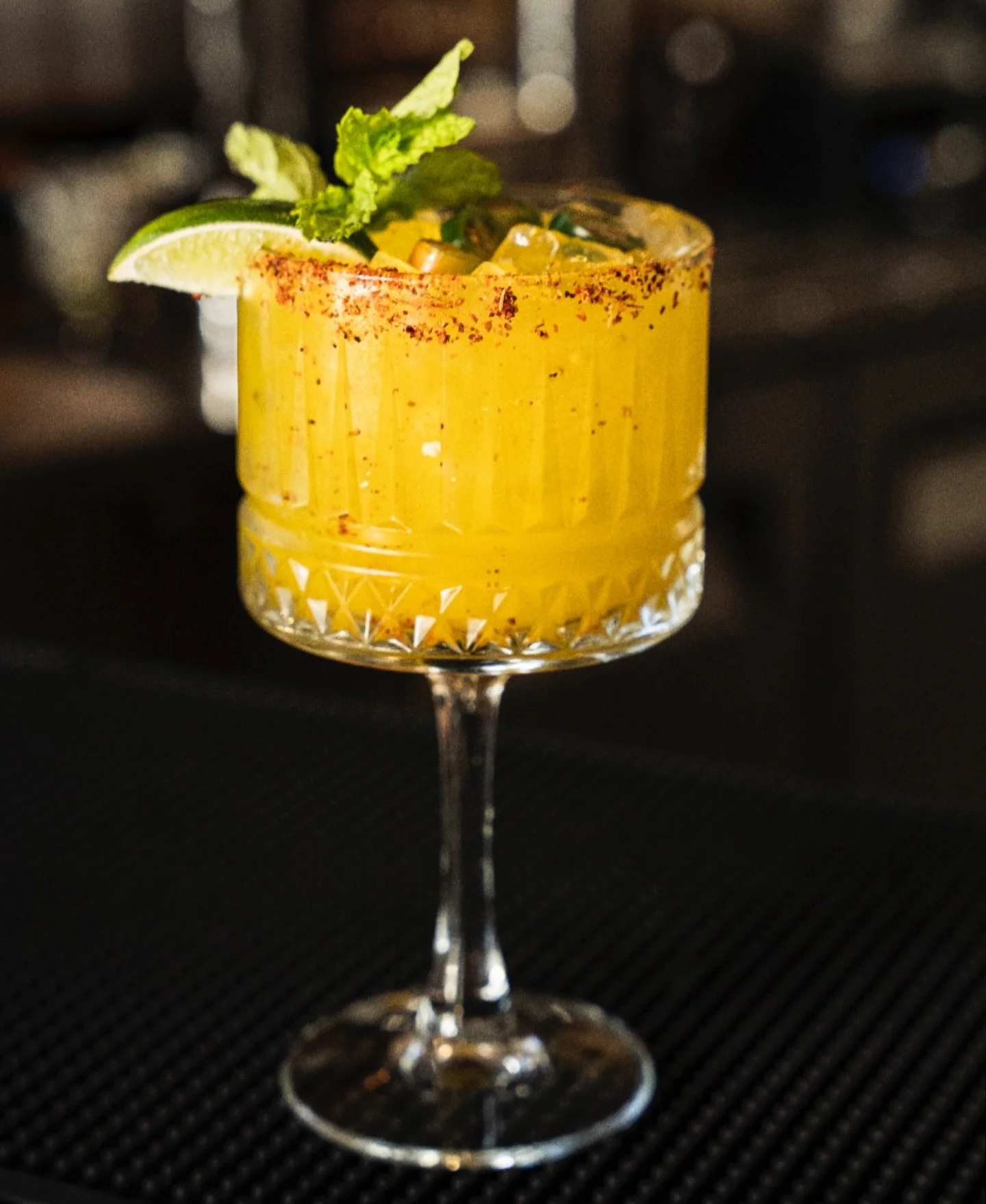 Chili Mango, A bold yet balanced creation, where the sweetness of mango meets a hint of chili, perfectly paired with Nankai Shochu 48. Experience this artfully crafted cocktail at Izakaya Osen Irvine.

#IzakayaOsen #IrvineEats #FineDiningOC #LuxuryDi