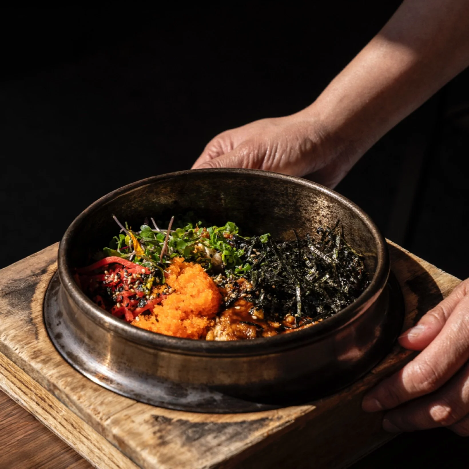 Sea Bass Hot Pot perfection &mdash; warm, savory, and full of flavor. Mixed with rice, sesame oil, unagi dressing, and all the good toppings, it&rsquo;s the kind of comfort you crave when the night gets cold. Only at Izakaya Osen.

#IzakayaOsen #SeaB