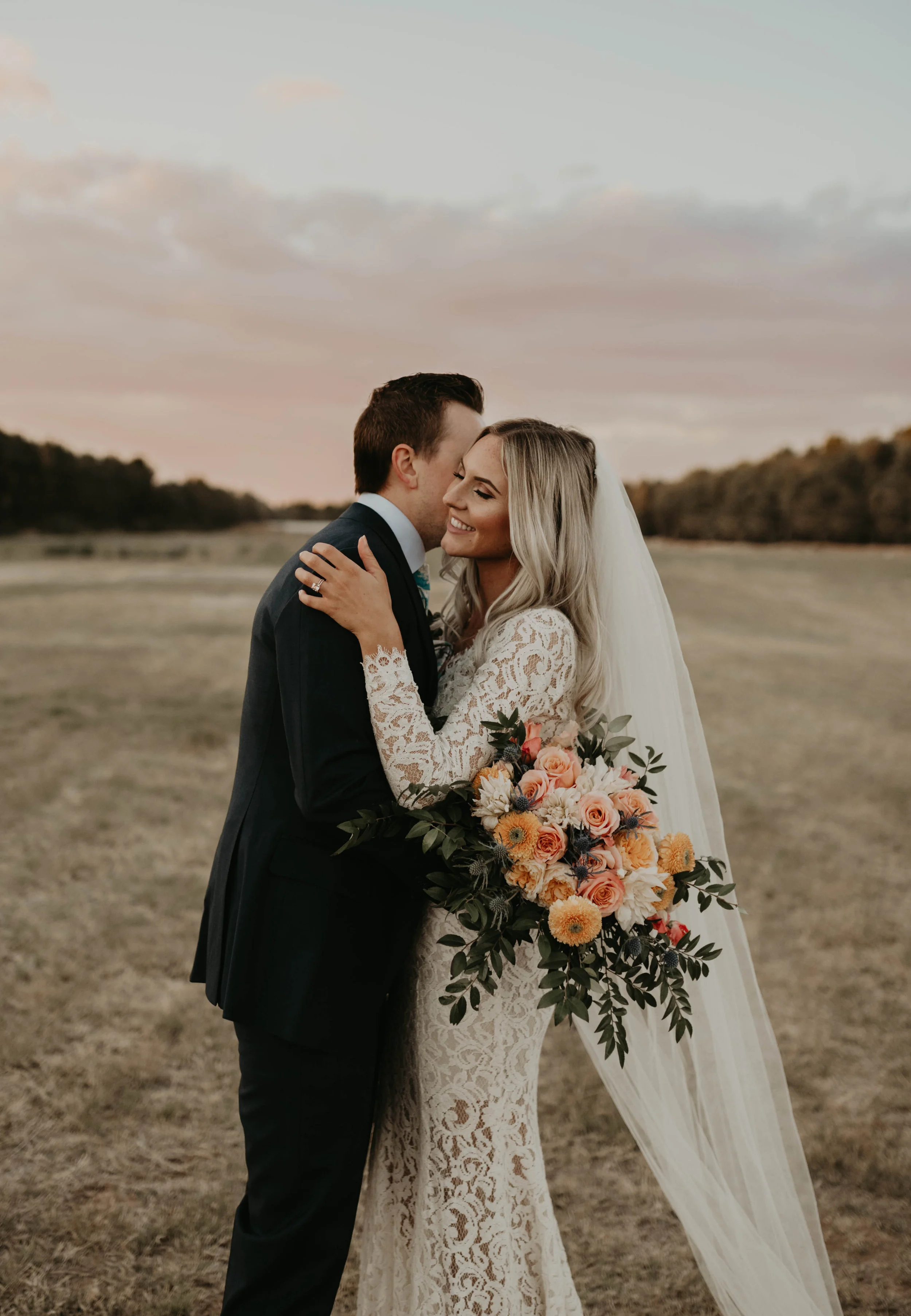 Epic Arizona Sunset Bridal Session